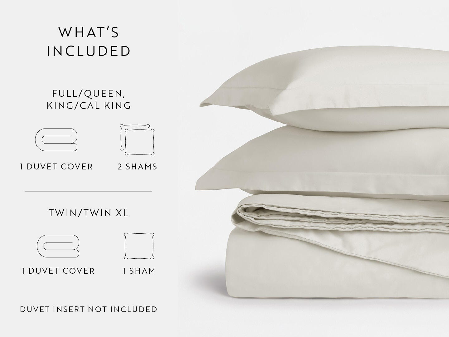 iEnjoy Home 3 Piece King Comforter Set, Ivory, large
