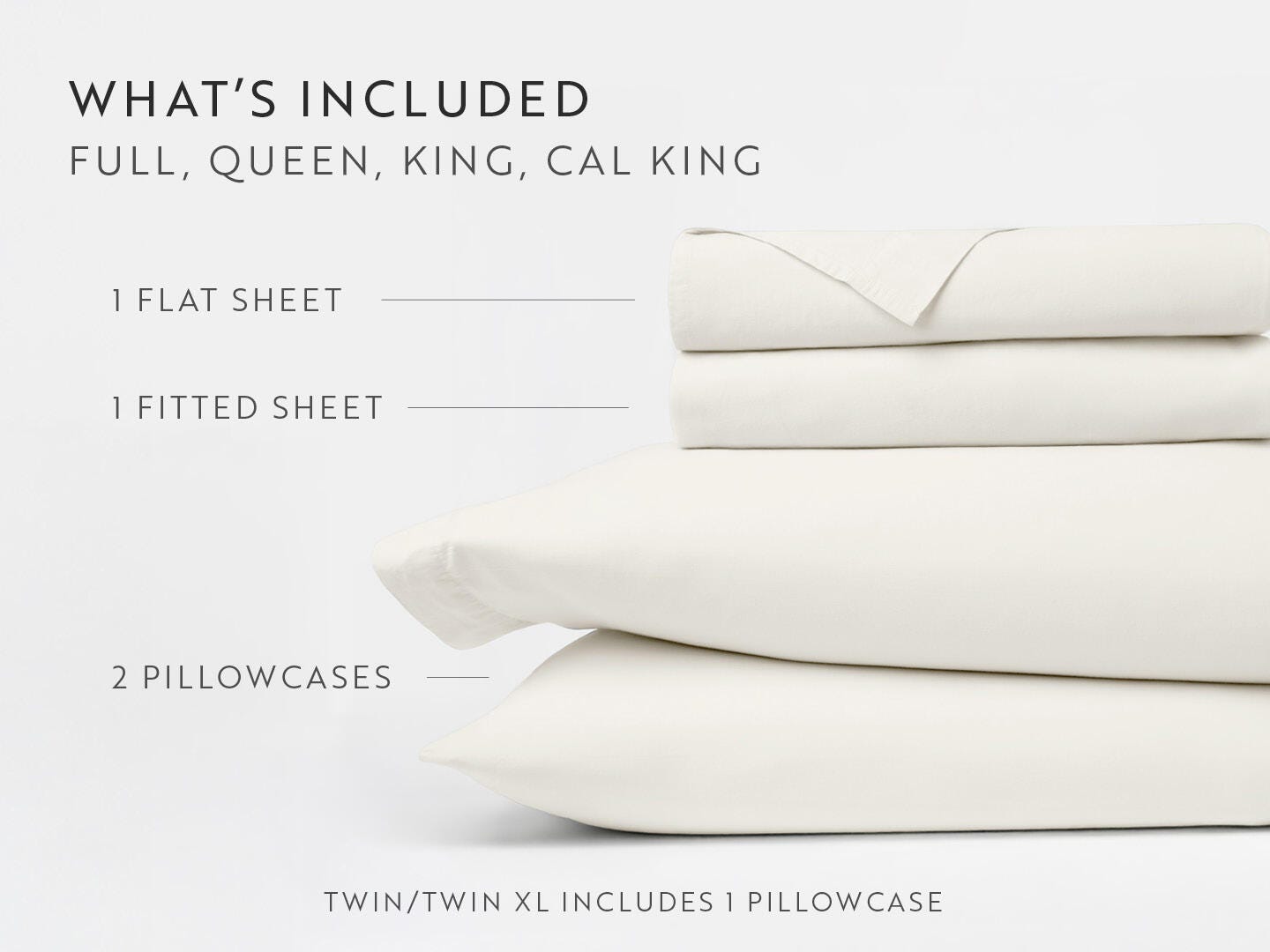 iEnjoy Home Percale 4 Piece Queen Sheet Set, Ivory, large