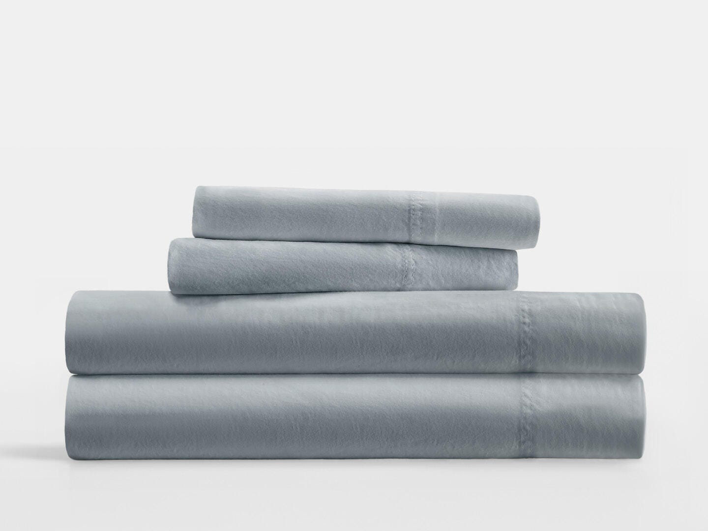 iEnjoy Home Staple 4 Piece Split King Sheet Set, Blue, rollover