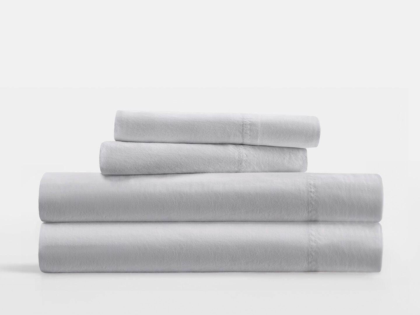 iEnjoy Home Staple 4 Piece Split King Sheet Set, Light Gray, rollover