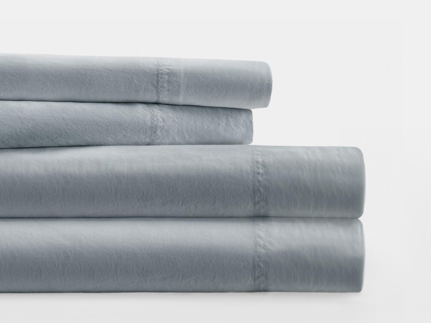 iEnjoy Home Staple 4 Piece Twin Sheet Set, Blue, large