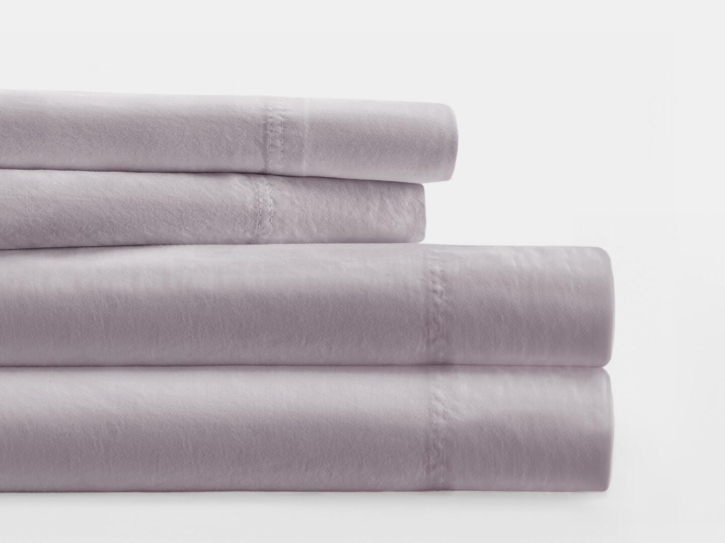 iEnjoy Home Staple 4 Piece Twin Sheet Set, Mauve, large