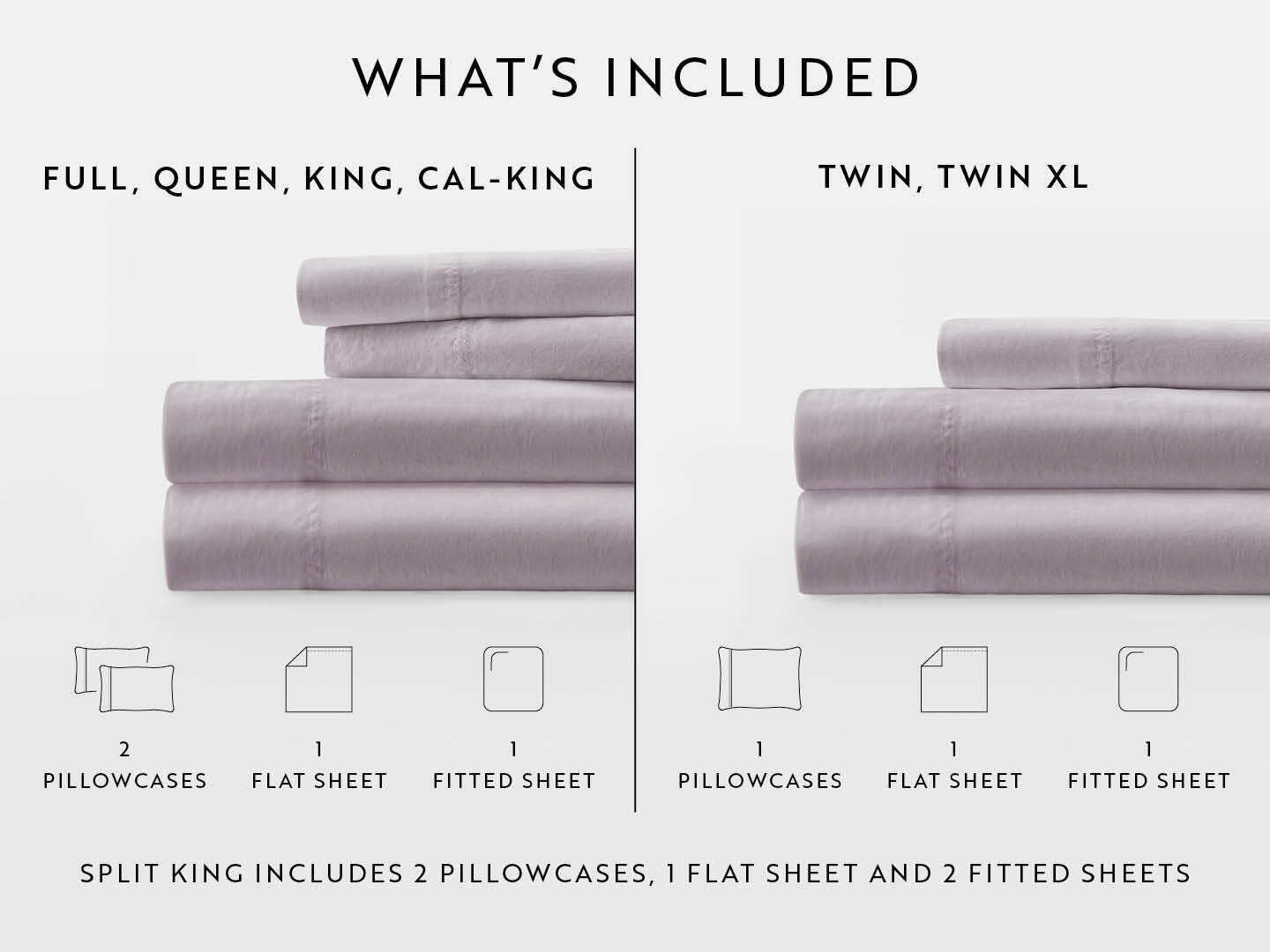 iEnjoy Home Staple 4 Piece Twin Sheet Set, Mauve, large