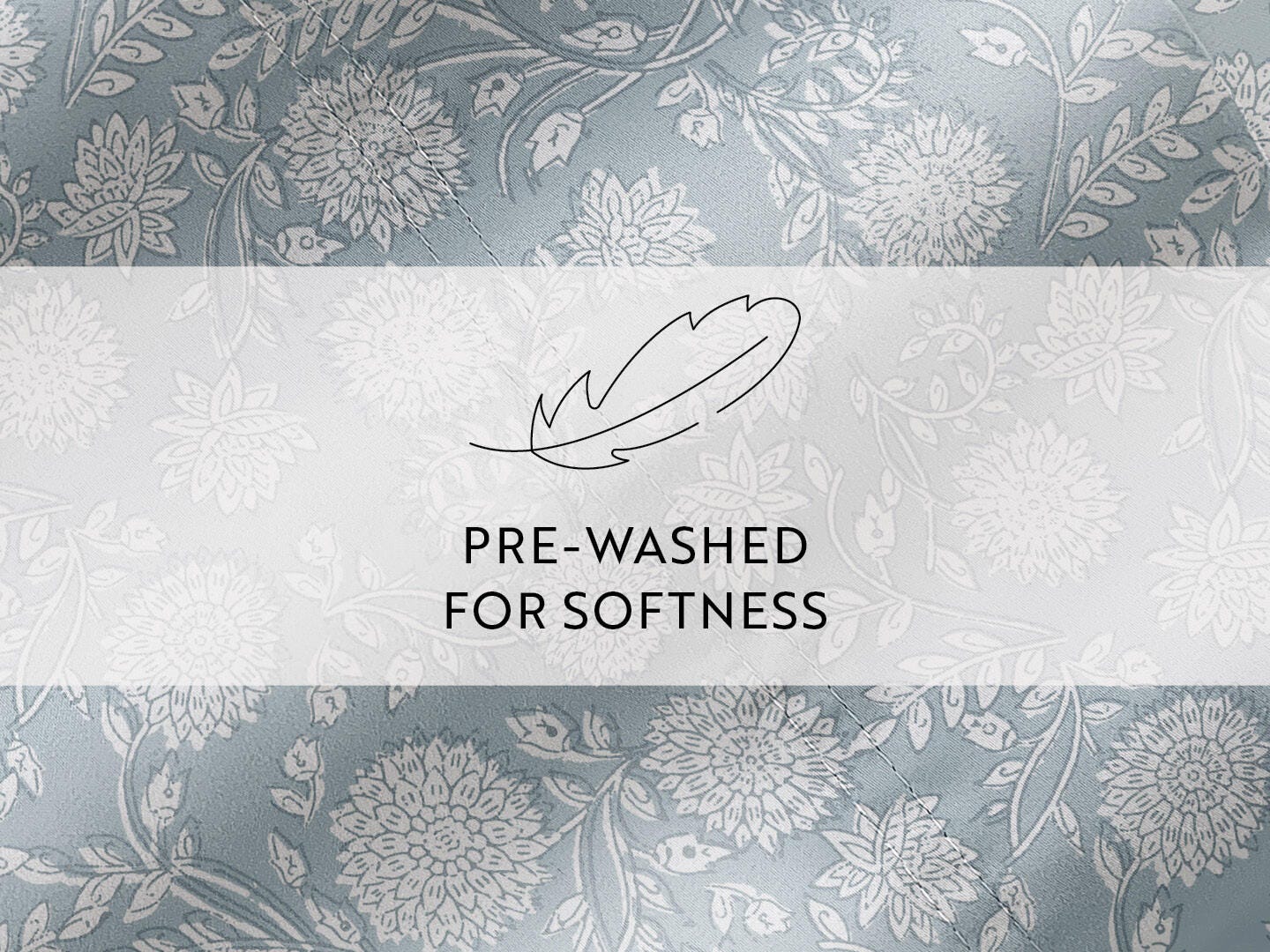 iEnjoy Home Bohemian Garden 4 Piece Twin Sheet Set, Blue, large