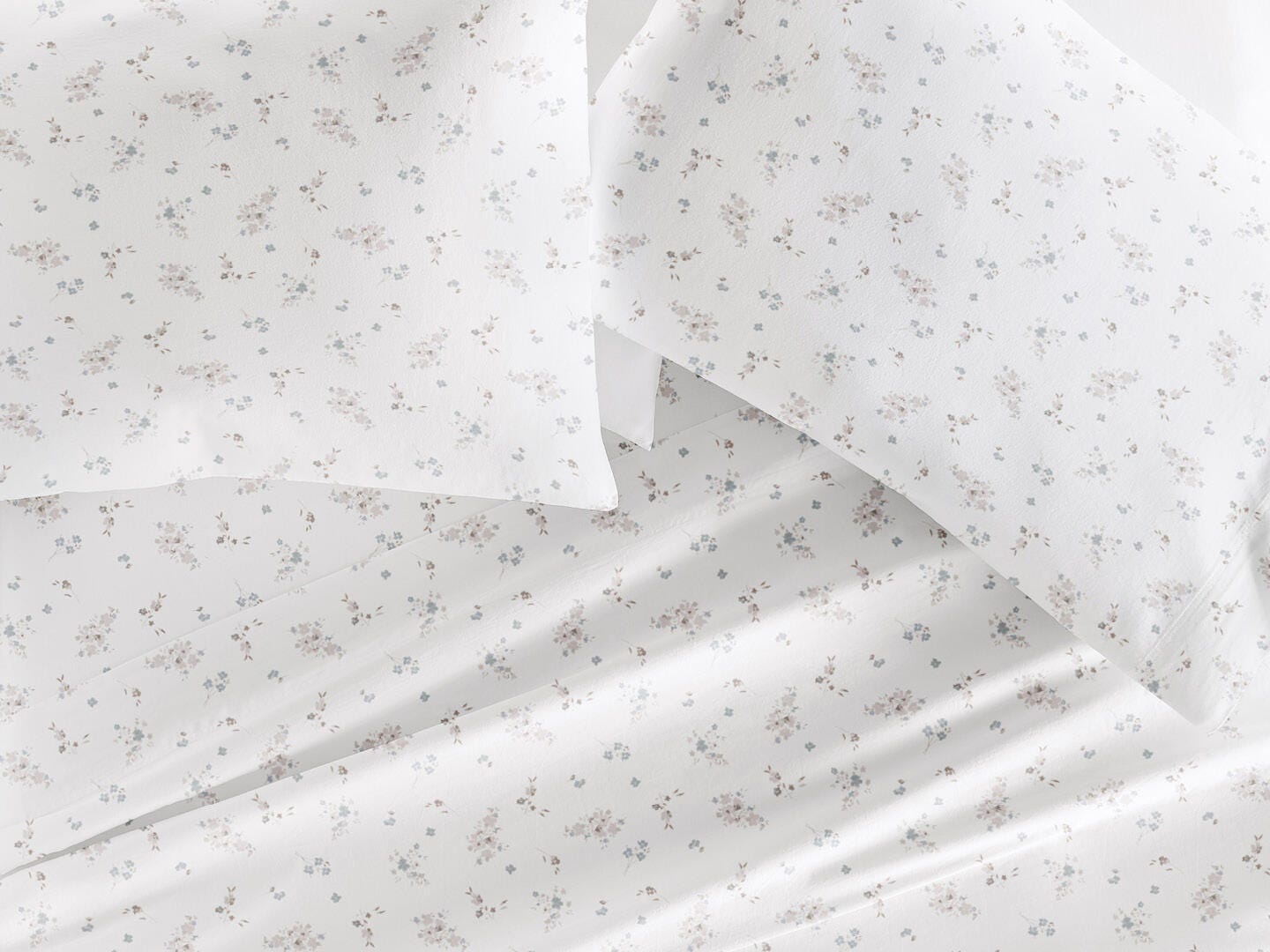 iEnjoy Home Bouquet Bliss 4 Piece Twin Sheet Set, Pink, large