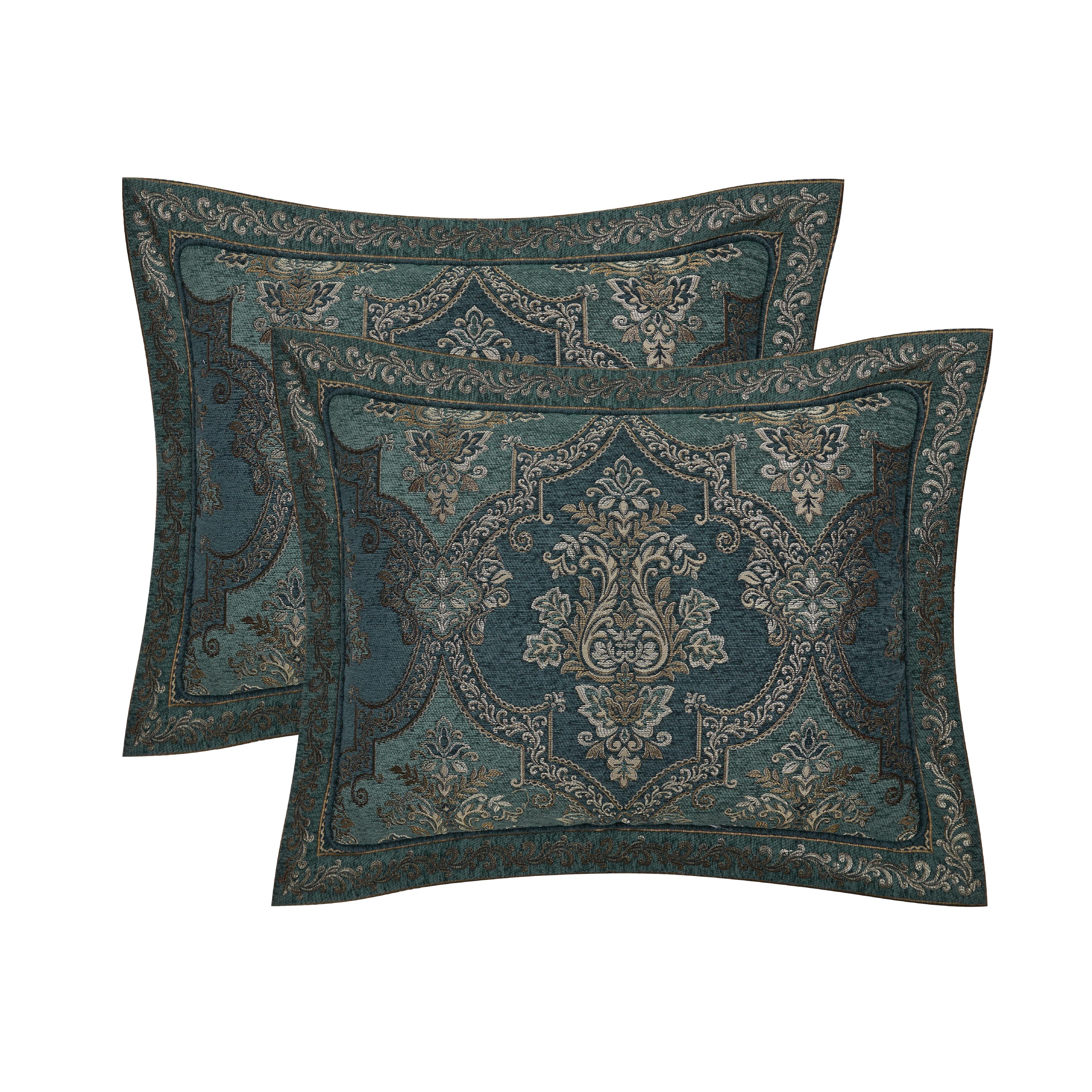 J. Queen New York Nancy Queen 4-Piece Comforter Set, Teal, large
