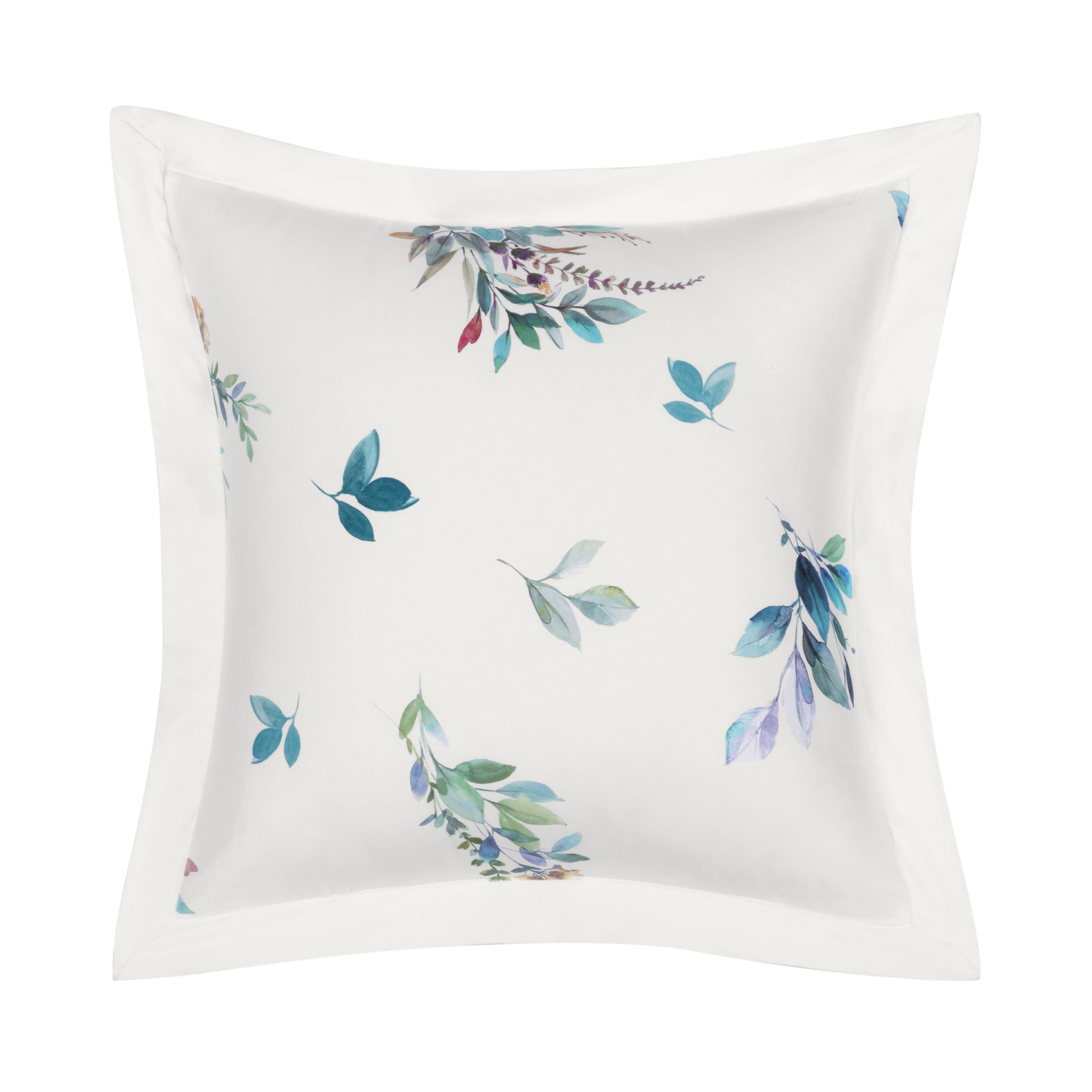 J. Queen Cottage Meadow Square Decorative Throw Pillow, , large