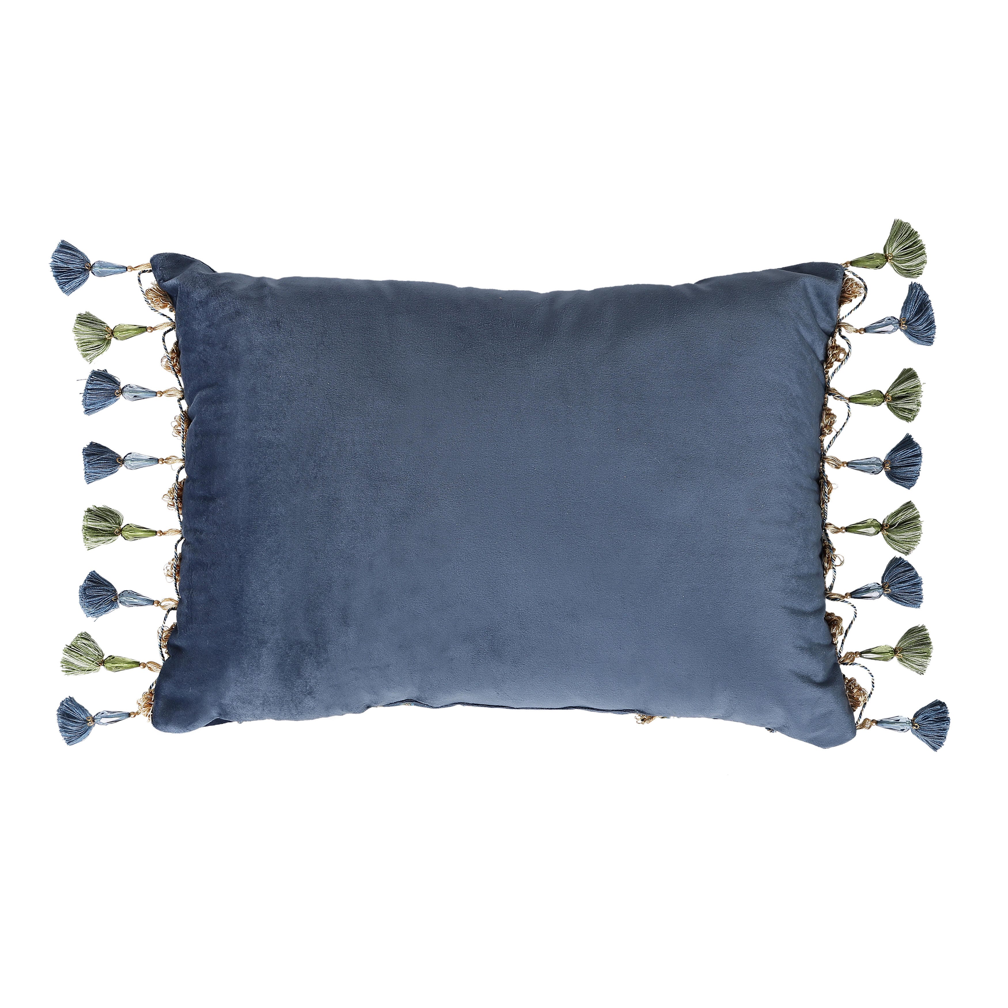 Five Queens Court Michaela Floral Decorative Throw Pillow, , large