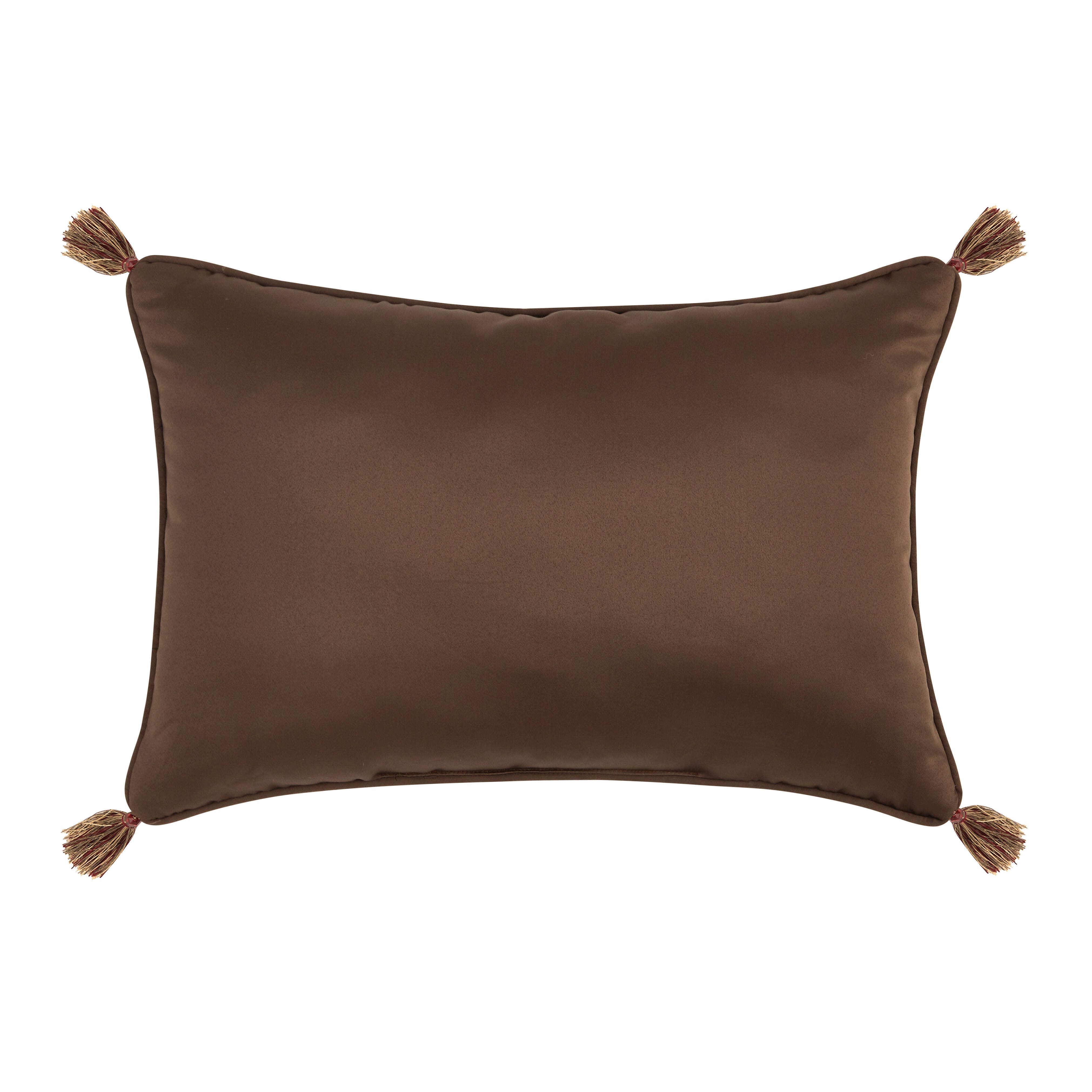 Five Queens Court Odette Damask Decorative Throw Pillow, , large