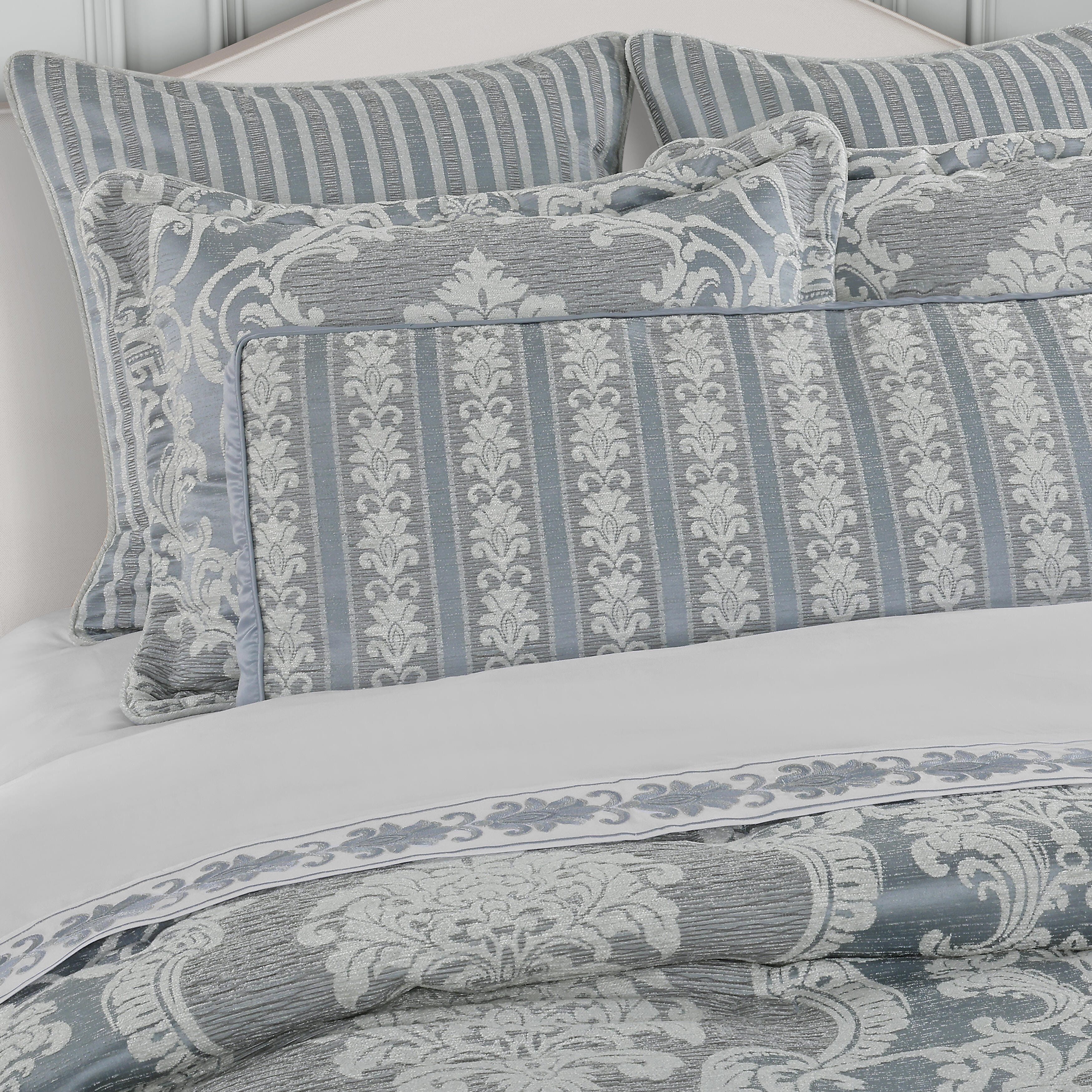 J. Queen New York Queensbury Bolster Decorative Throw Pillow, , rollover