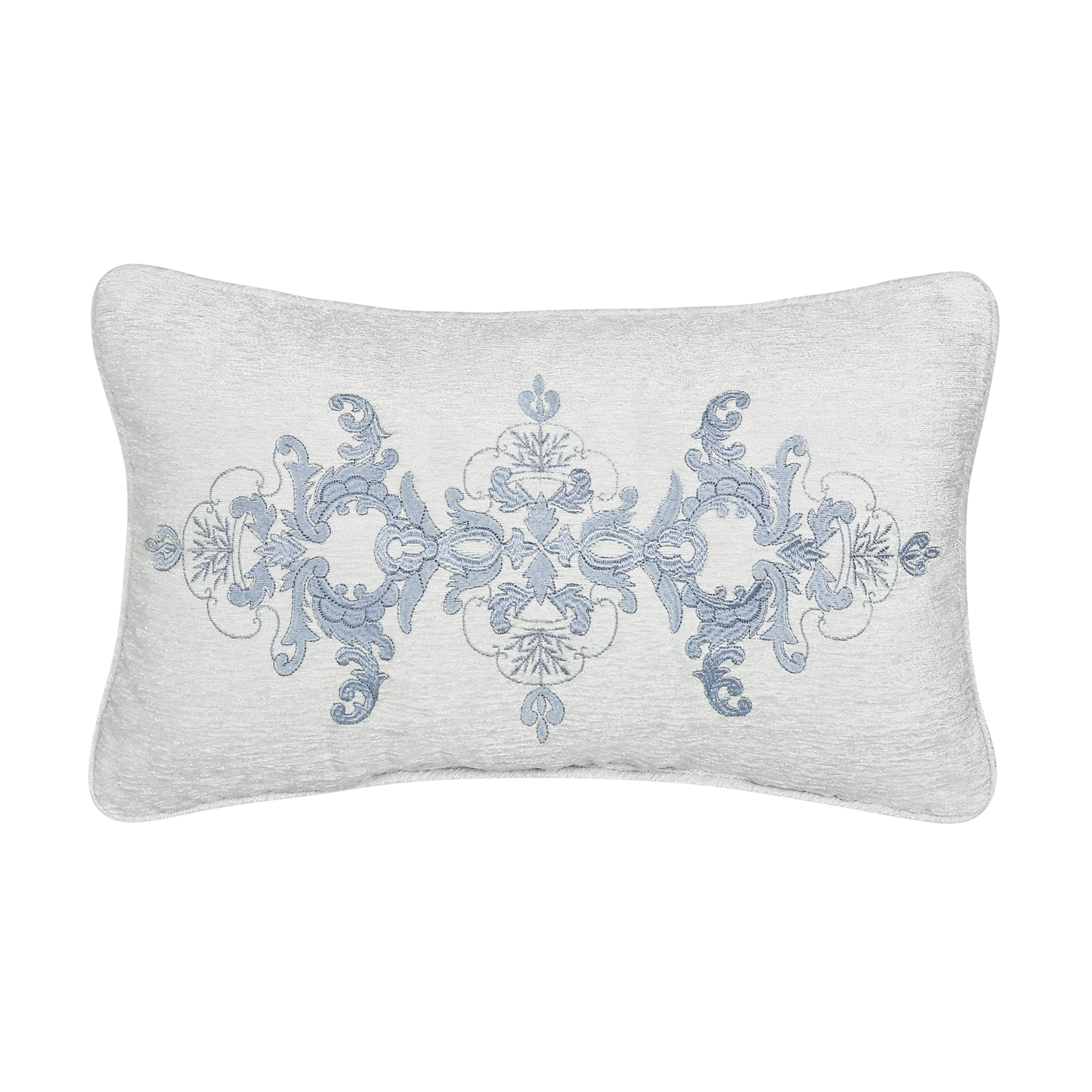 J. Queen New York Queensbury Damask Decorative Throw Pillow, , large
