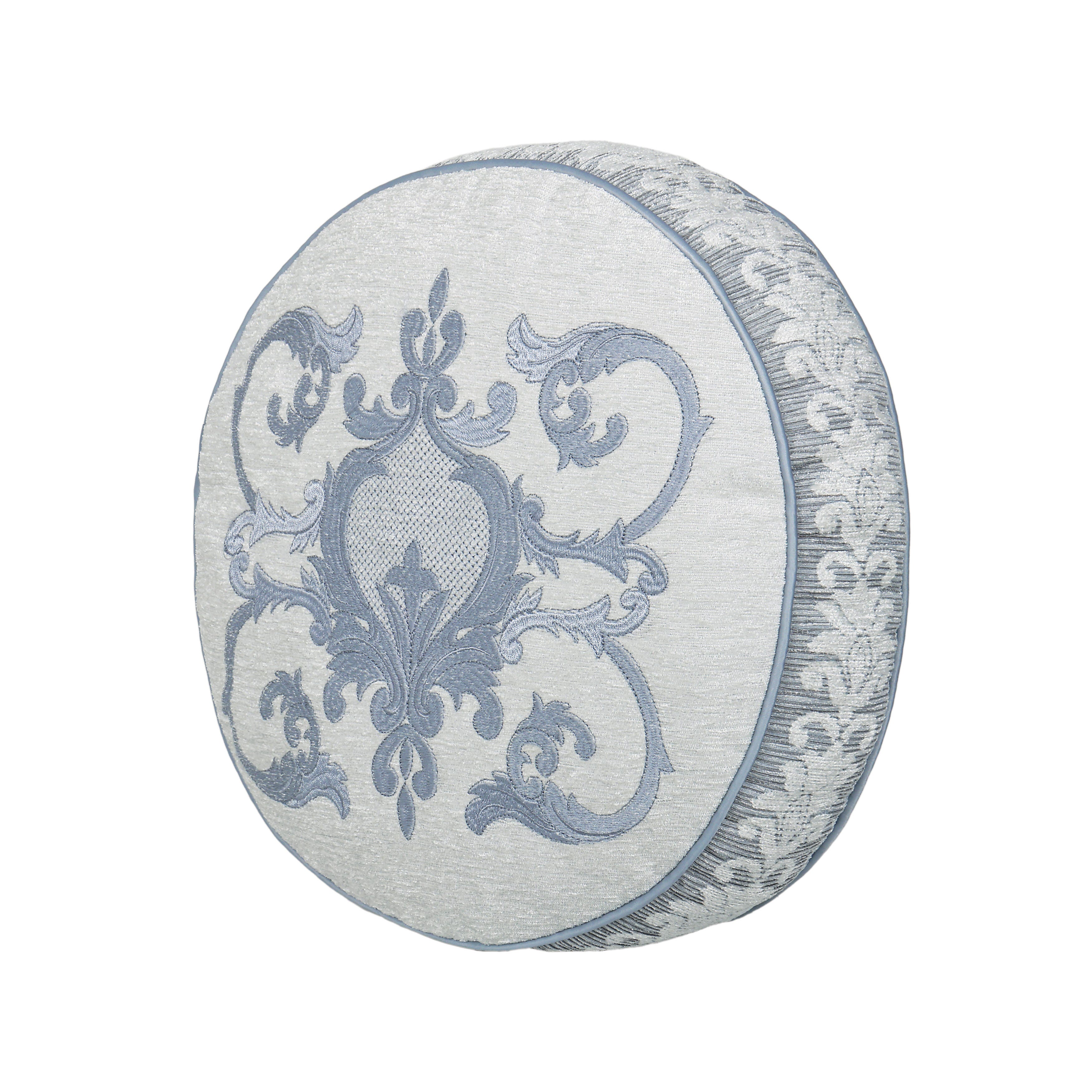 J. Queen New York Queensbury Round Decorative Throw Pillow, , large