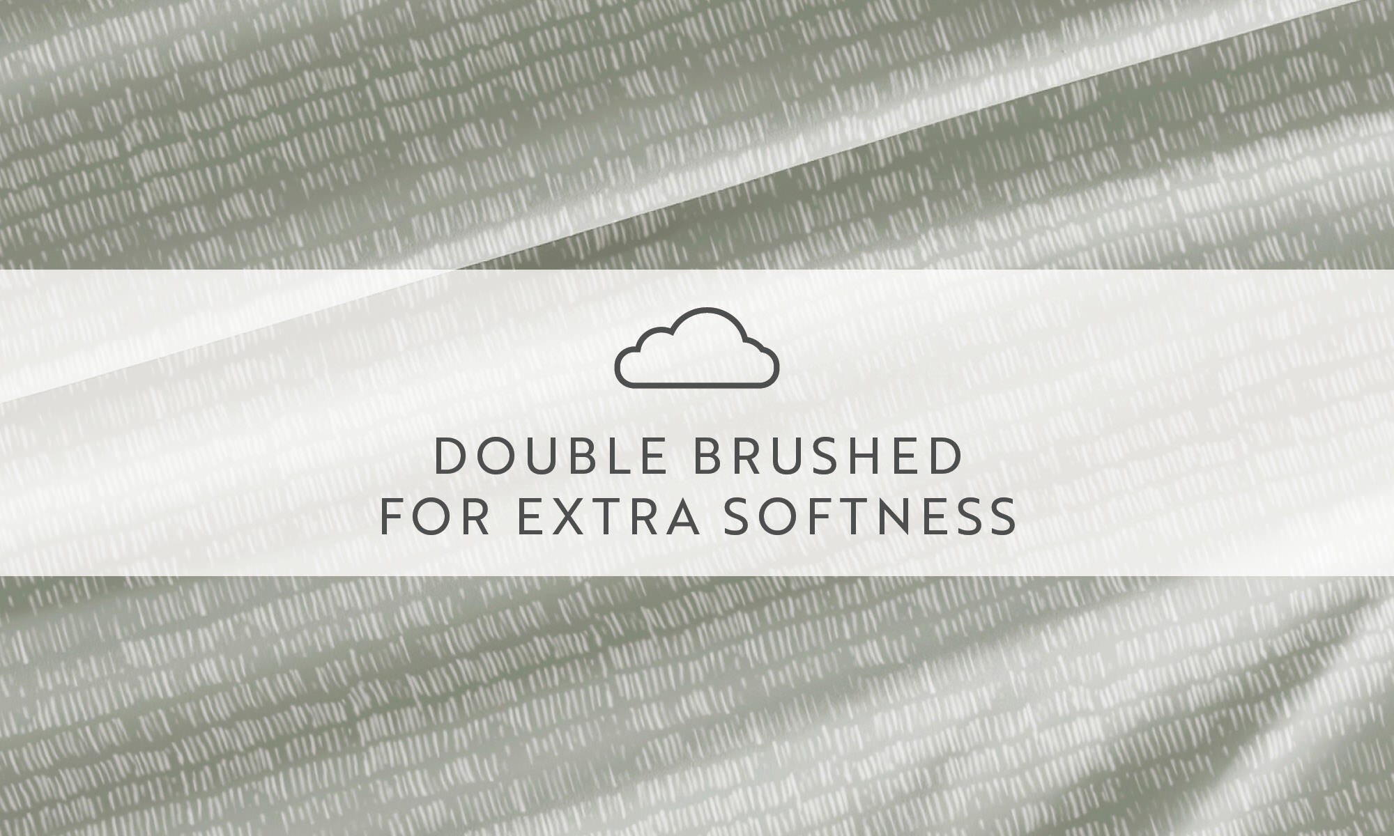 iEnjoy Home Dashed Lines 4 Piece Full Sheet Set, Green Mist, large