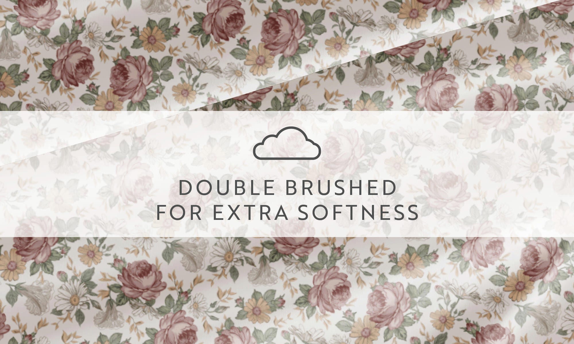 iEnjoy Home Blooming 4 Piece California King Sheet Set, Rose, large