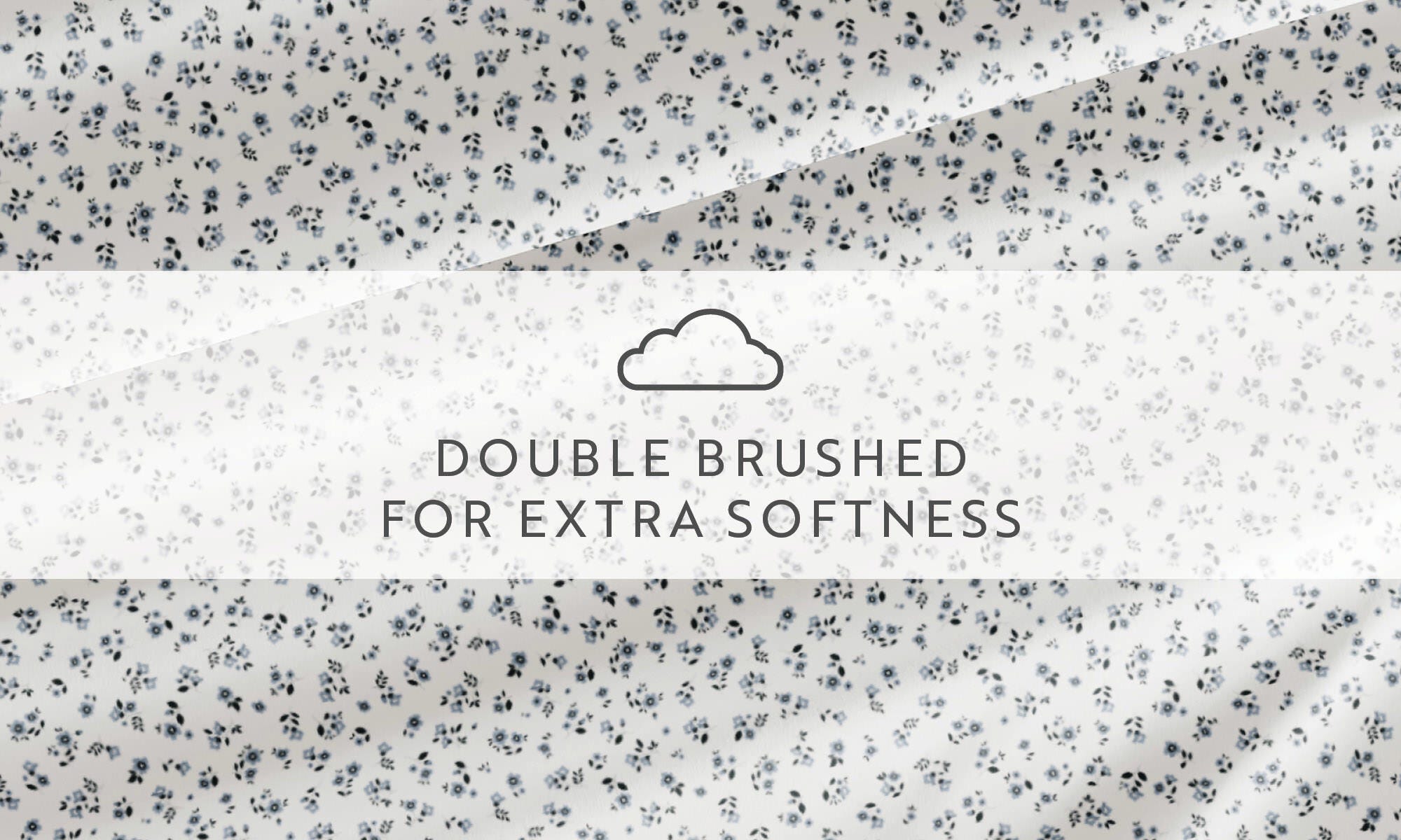 iEnjoy Home Brushed 4 Piece Twin Sheet Set, Blue, large