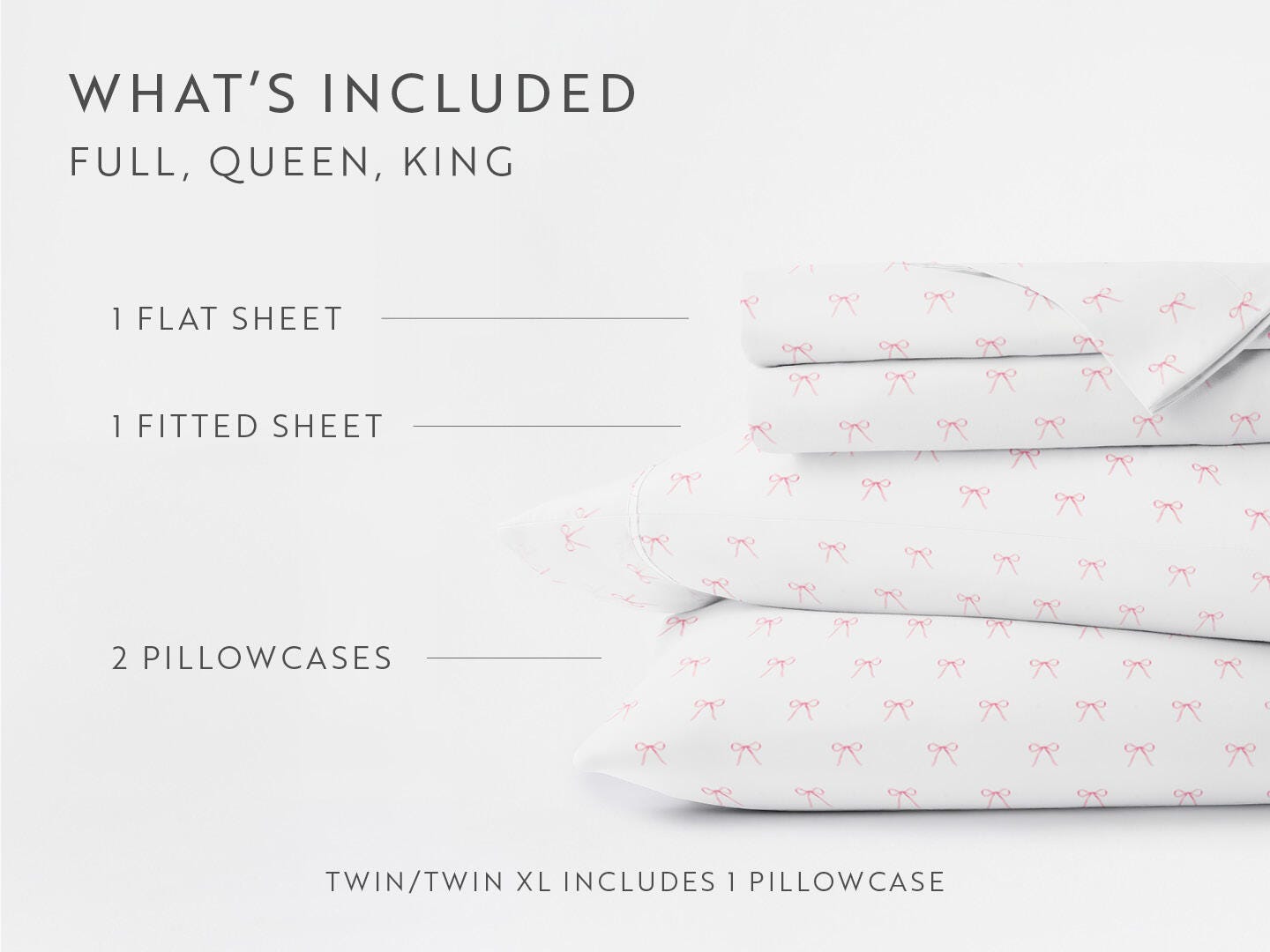 iEnjoy Home Geometric 4 Piece Full Sheet Set, Pink, large