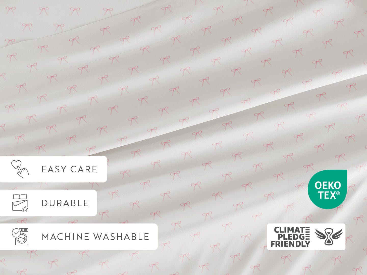 iEnjoy Home Geometric 4 Piece Twin Sheet Set, Pink, large