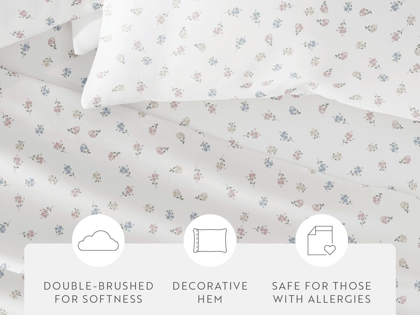 iEnjoy Home 4 Piece Twin Sheet Set, Multi, large