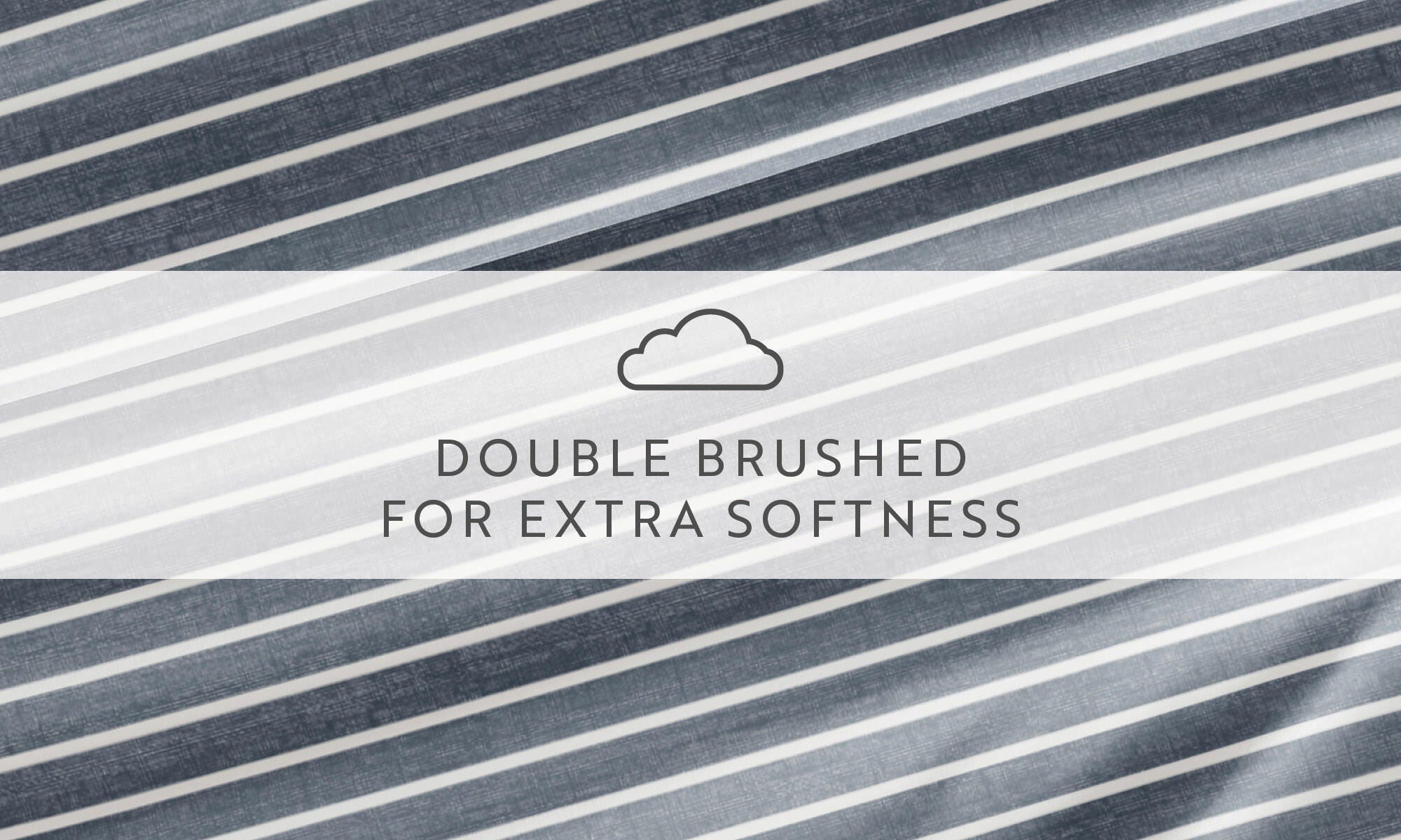 iEnjoy Home Awning 4 Piece Queen Sheet Set, Blue, large
