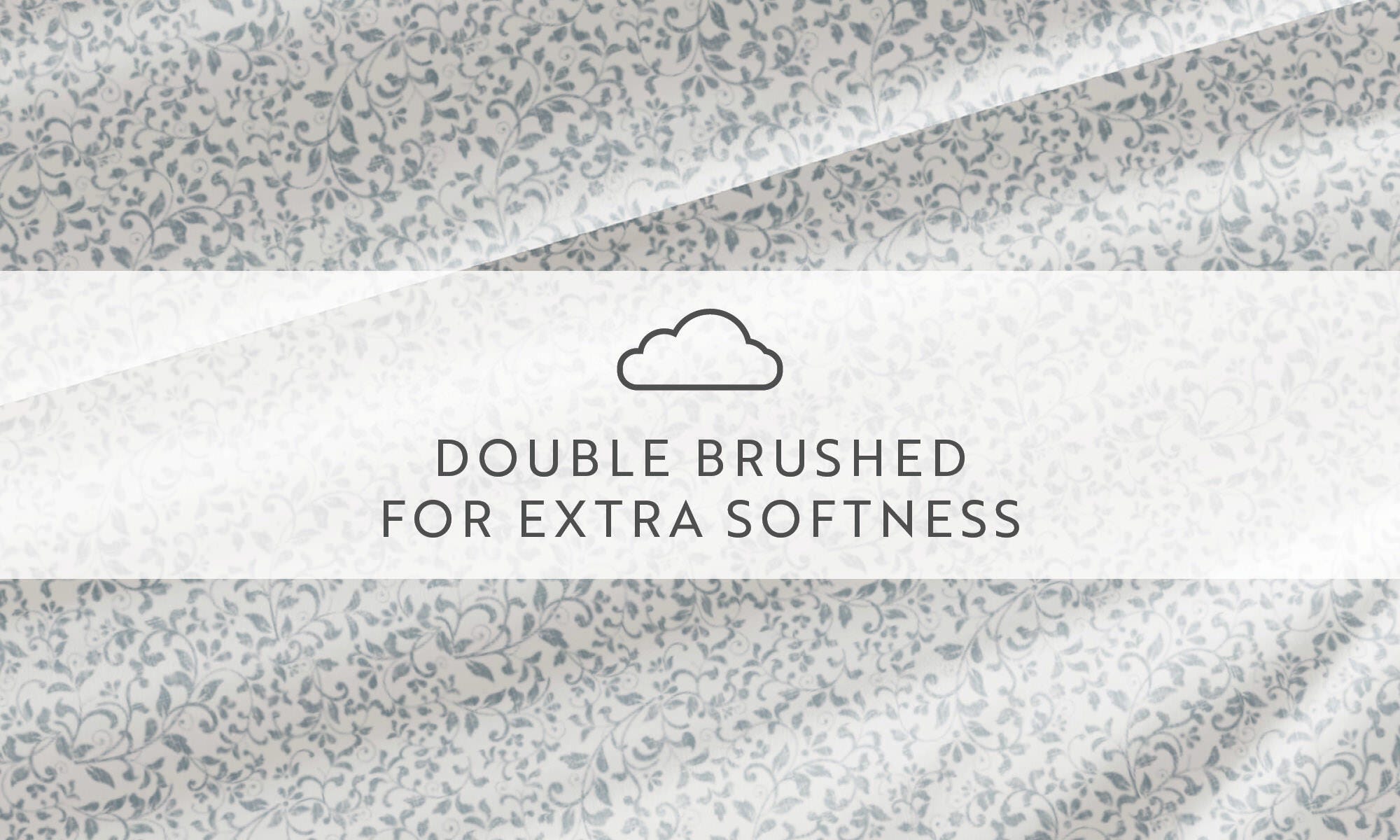 iEnjoy Home Vine 4 Piece Twin Sheet Set, Dusty Blue, large