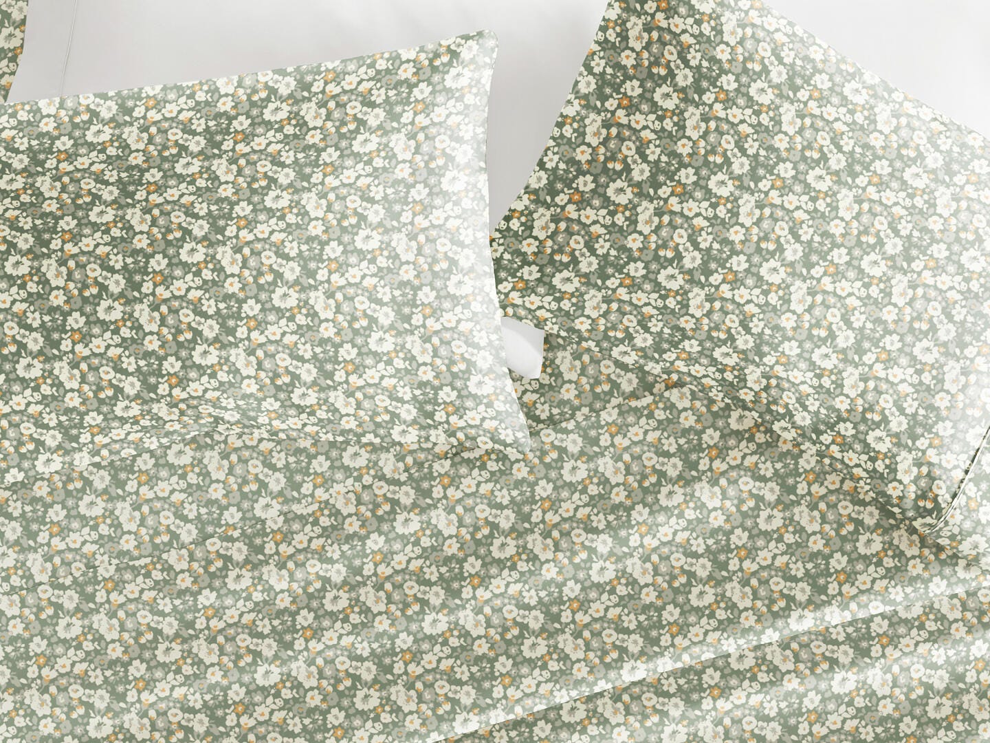 iEnjoy Home Dream 4 Piece Queen Sheet Set, Eucalyptus, large