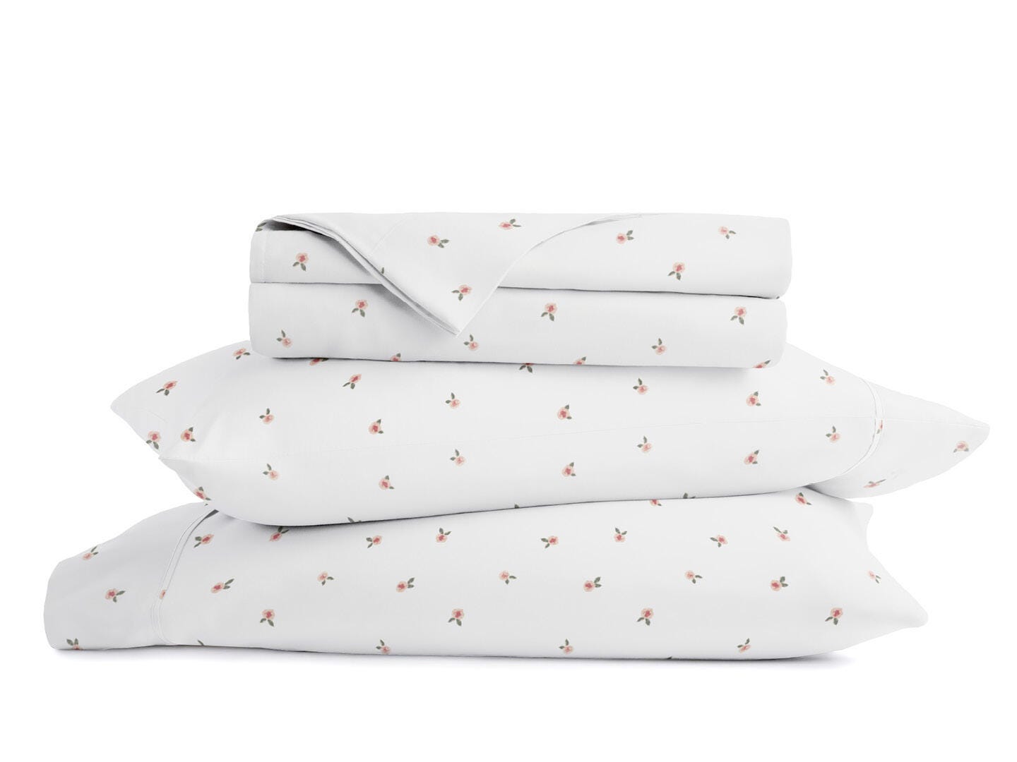 Ashley Ienjoy Home Floral 4 Piece Twin Xl Sheet Set In Pink