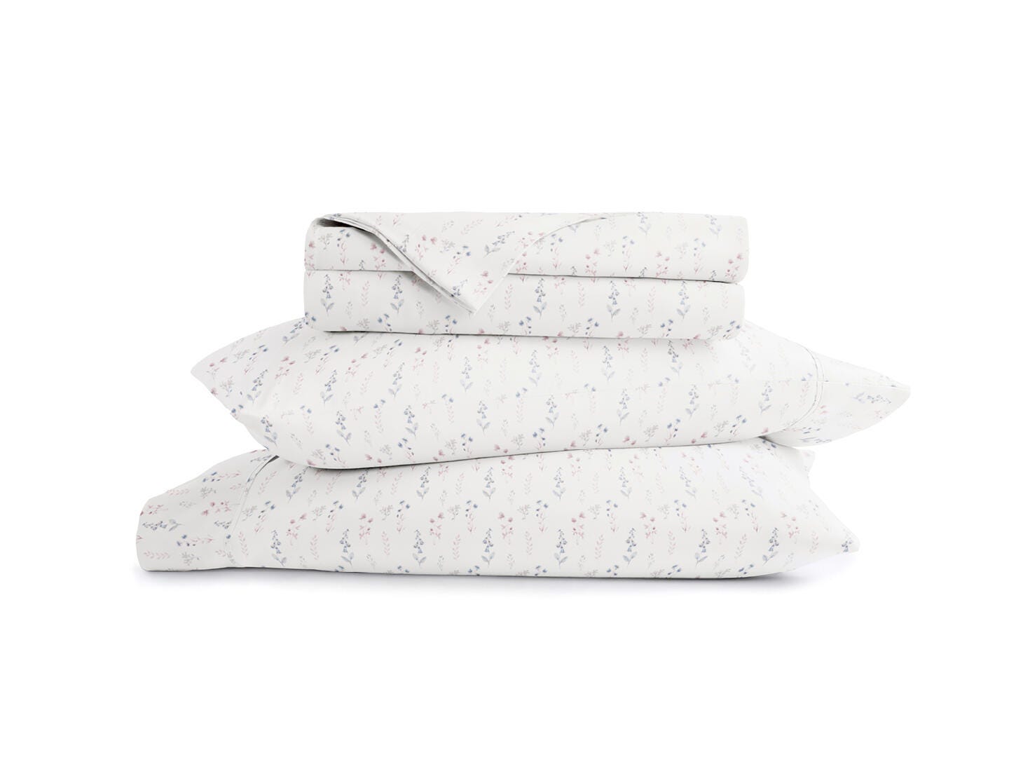 Ashley Ienjoy Home Painted Meadow 4 Piece Twin Sheet Set In Ivory