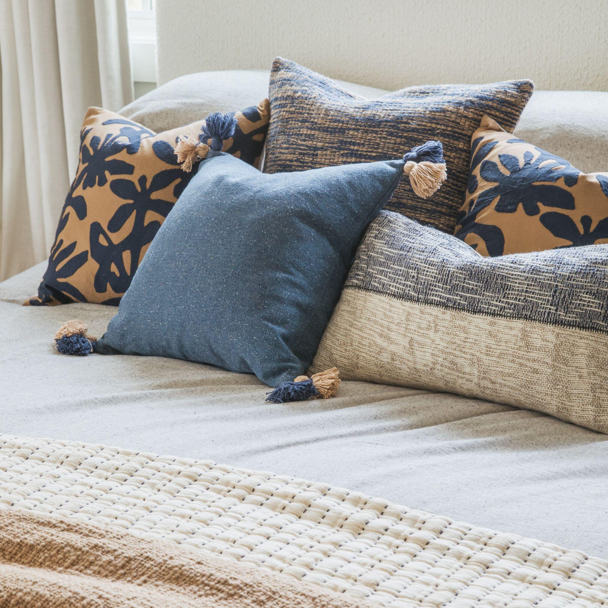 Crane Home Textured Decorative Throw Pillow, , rollover