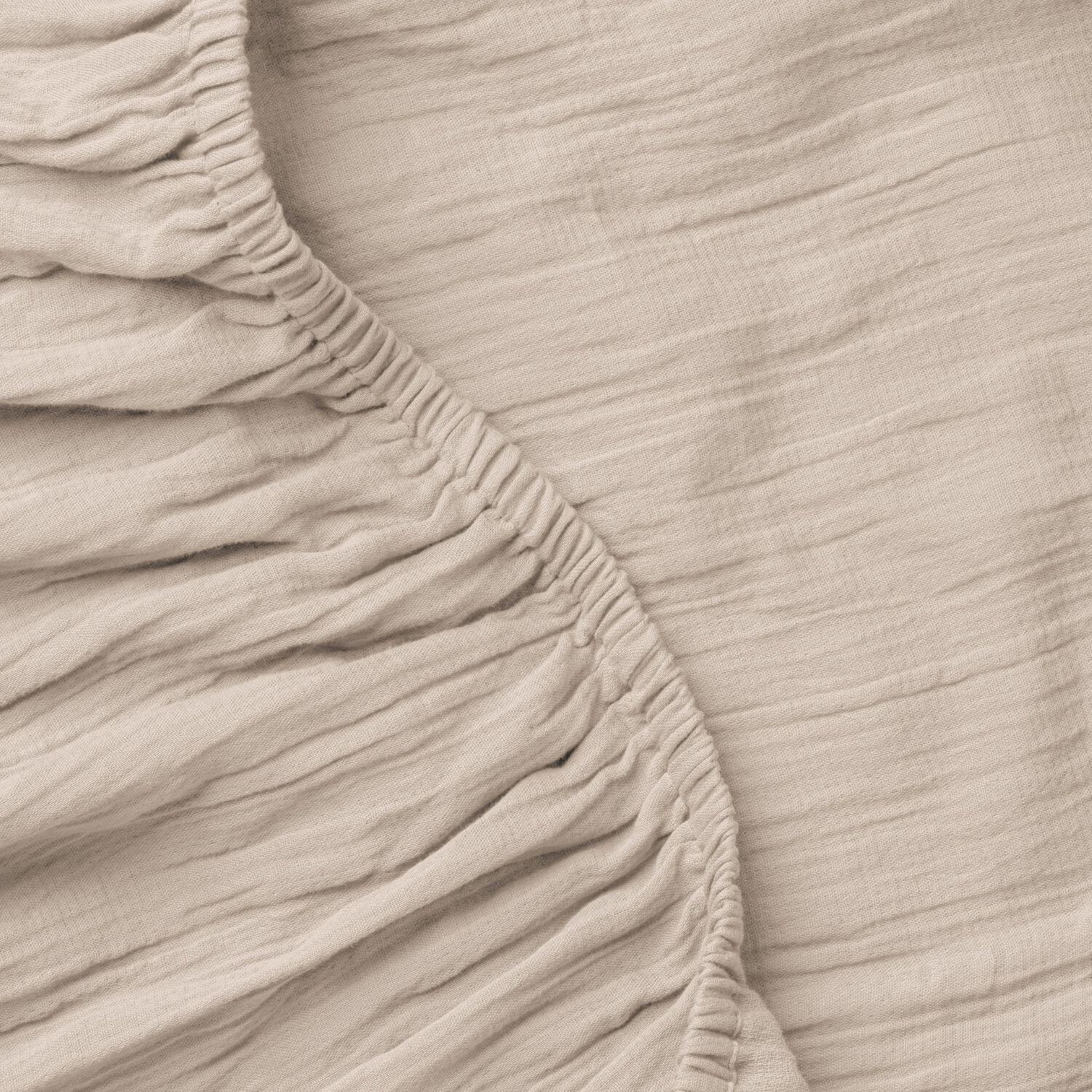 Crane Home Calm 1 Piece Full Sheet, Beige, large