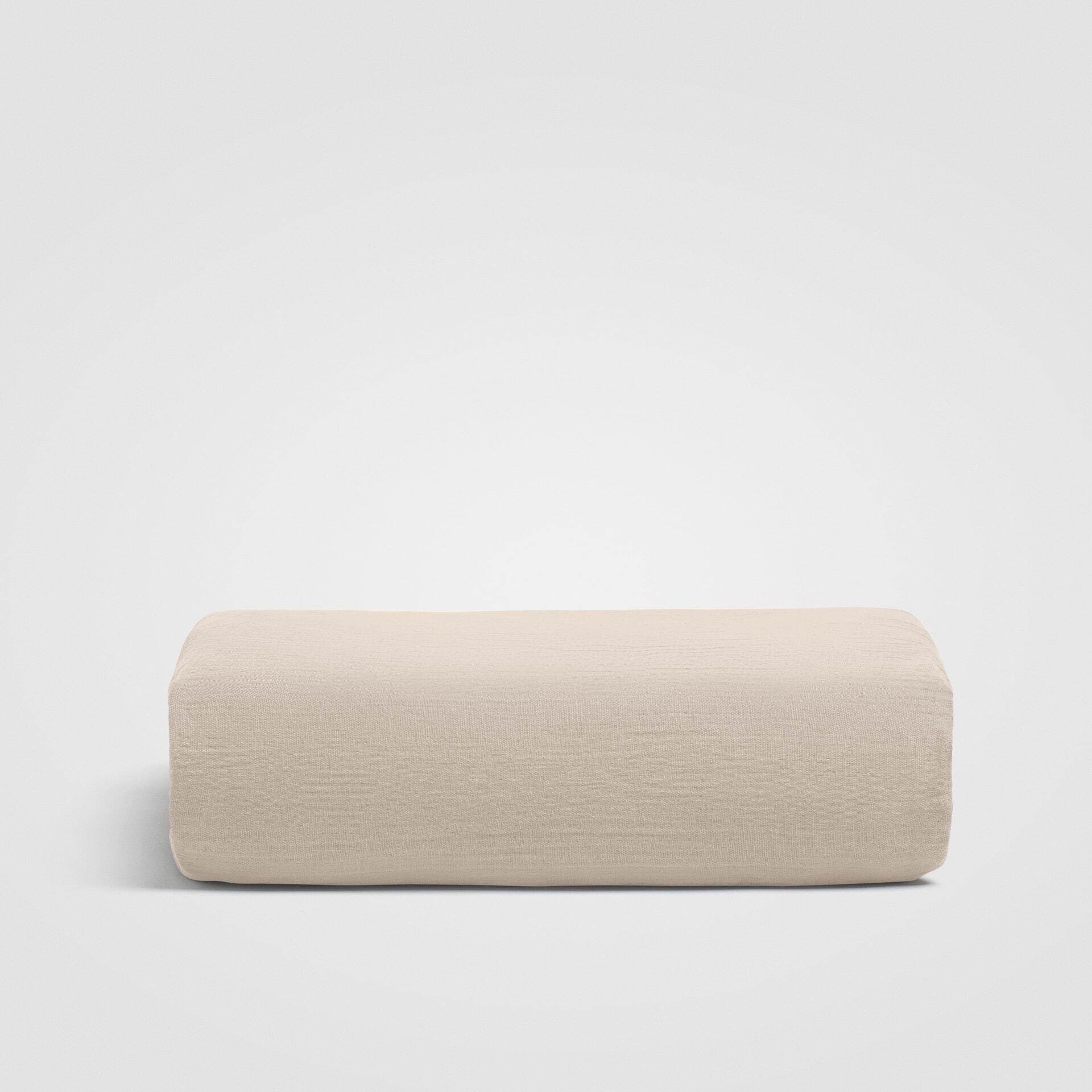 Crane Home Calm 1 Piece Queen Sheet, Beige, rollover