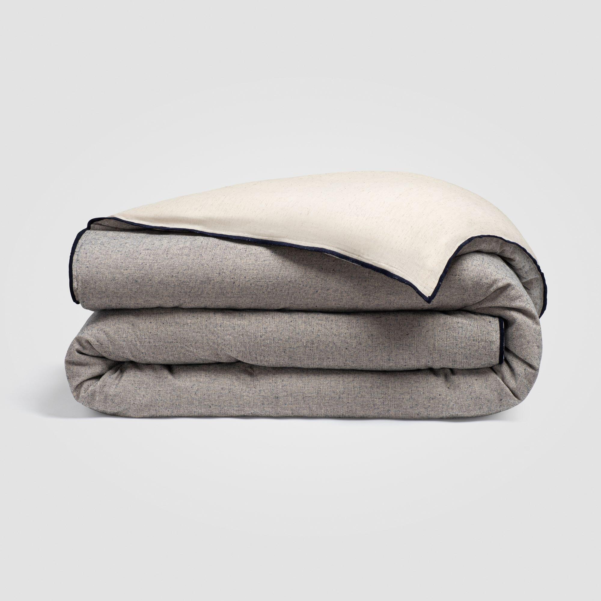Crane Home Oasis 1 Piece King Duvet, Blue/Gray, rollover