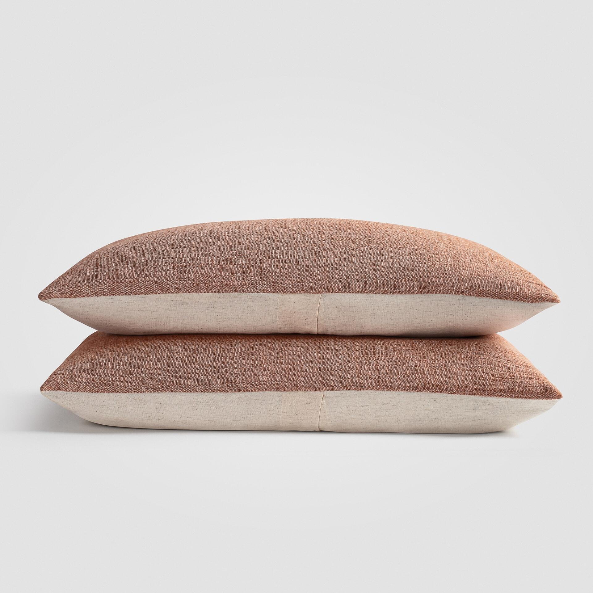 Crane Home Dune Ember Sham, Terracotta/Rust, large