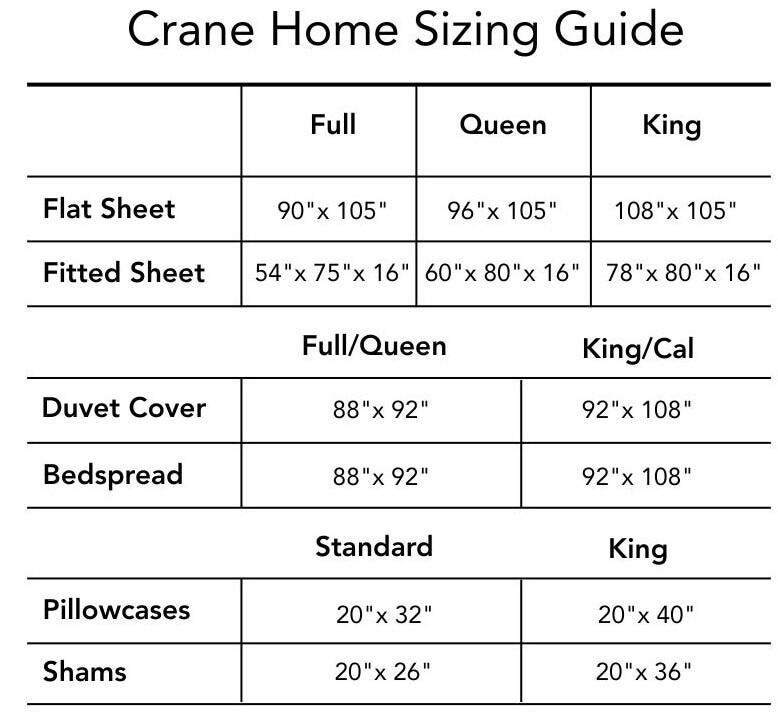 Crane Home Dune 2 Piece Queen Sheet Set, Cream, large
