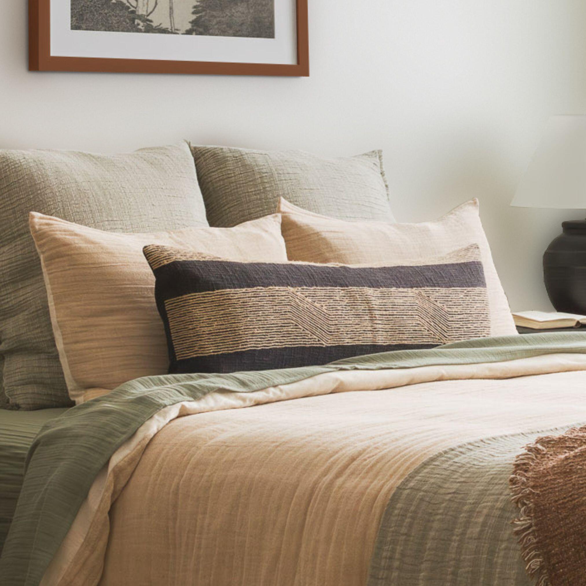 Crane Home Decorative Throw Pillow, , rollover