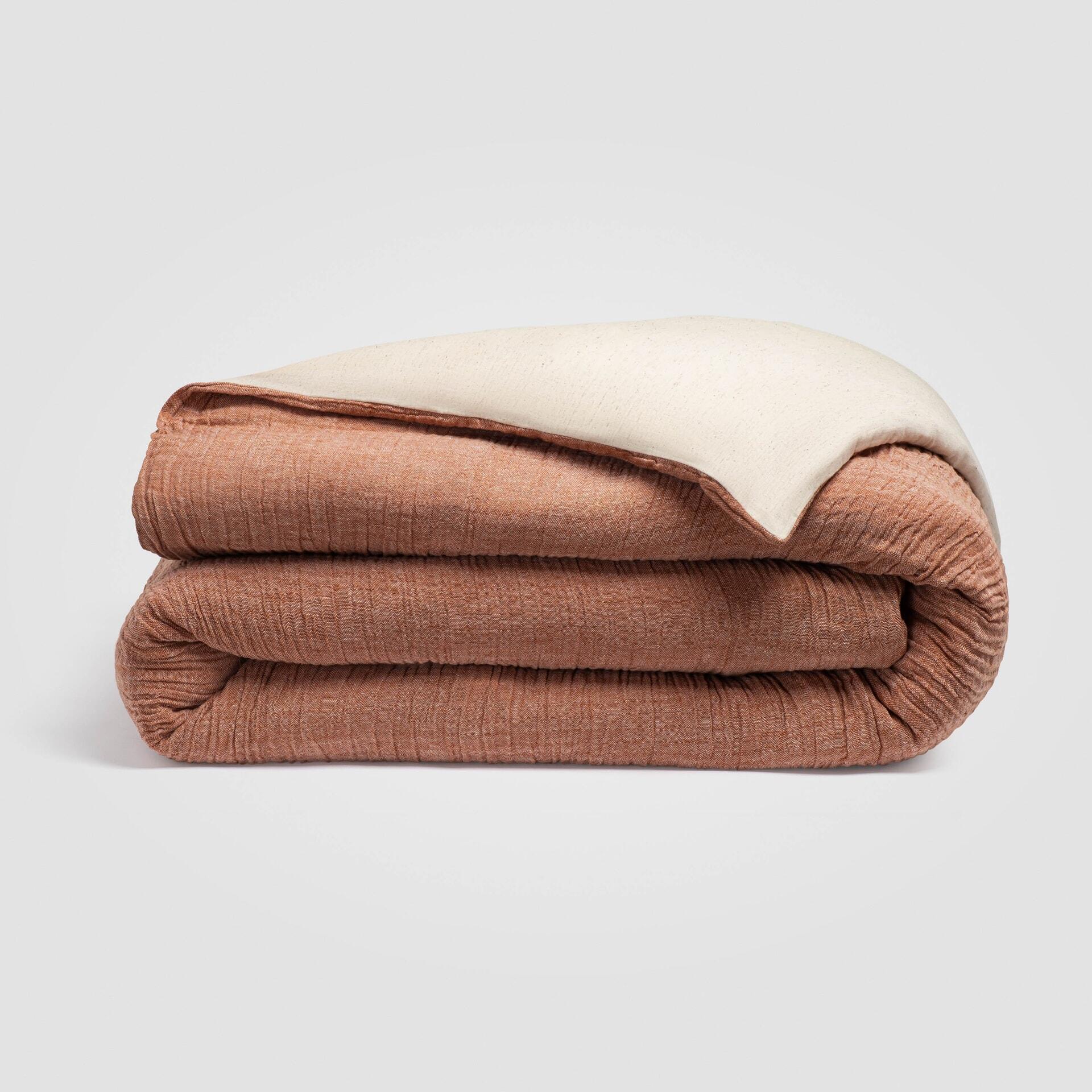 Crane Home Dune 1 Piece King Sheet, Terracotta/Rust, rollover