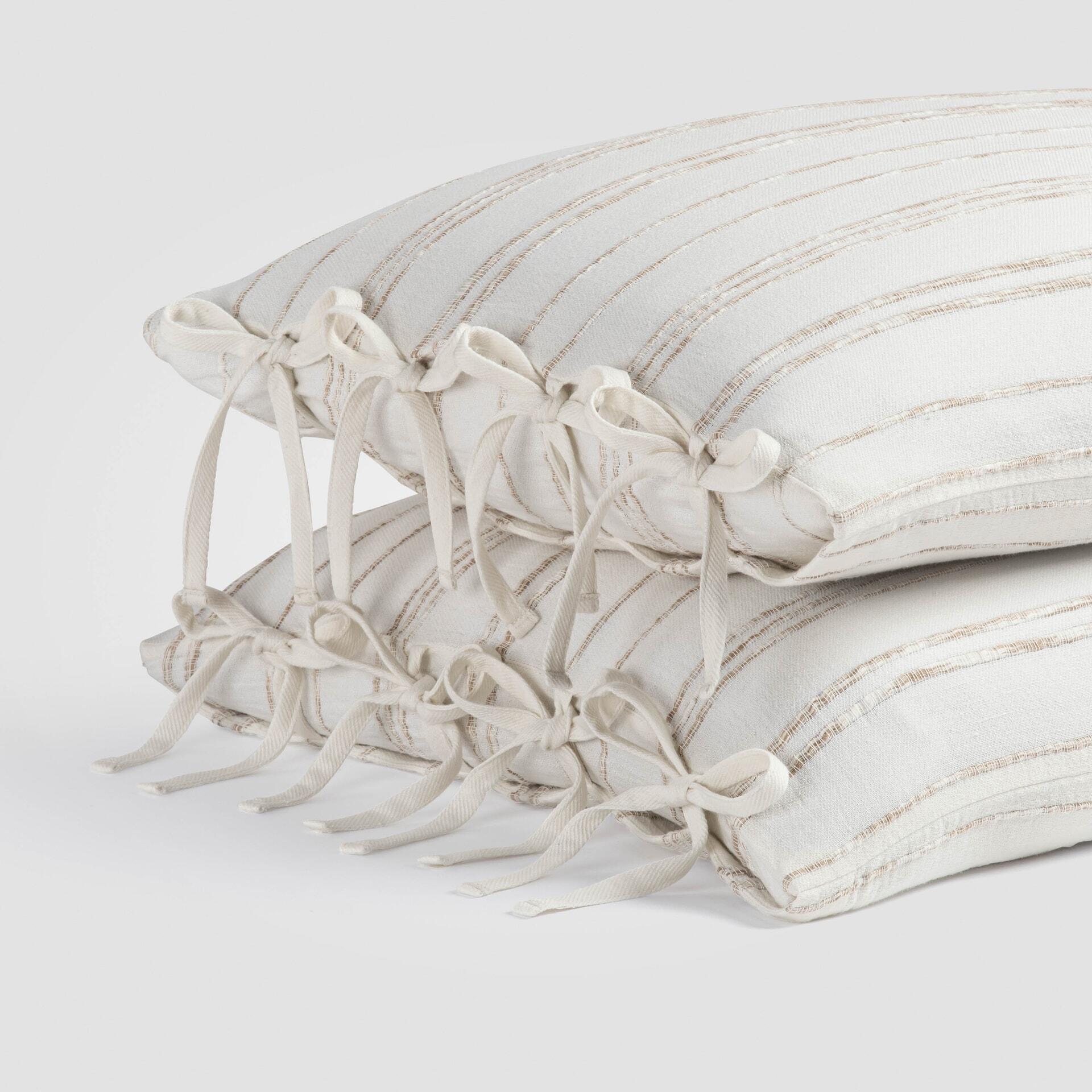 Crane Home Calm Nest Sham, White, large