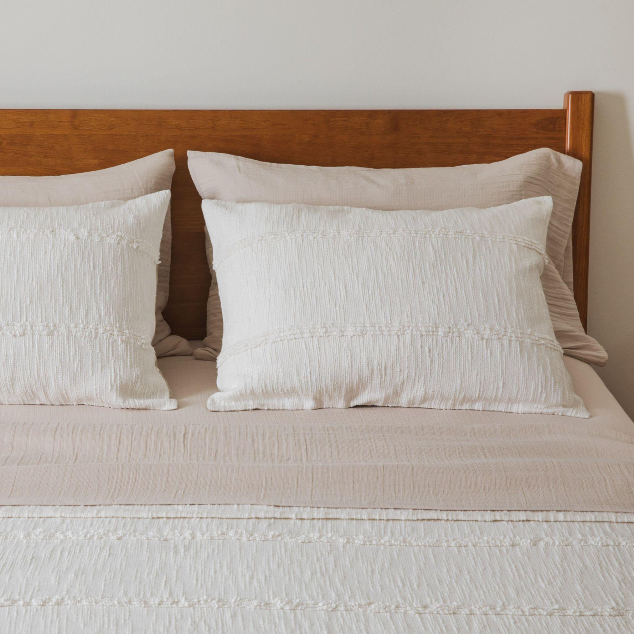 Crane Home Calm 4 Piece Queen Comforter Set, White, large
