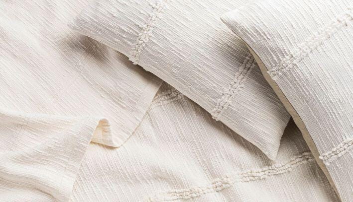 Crane Home Calm 4 Piece King Comforter Set, White, large