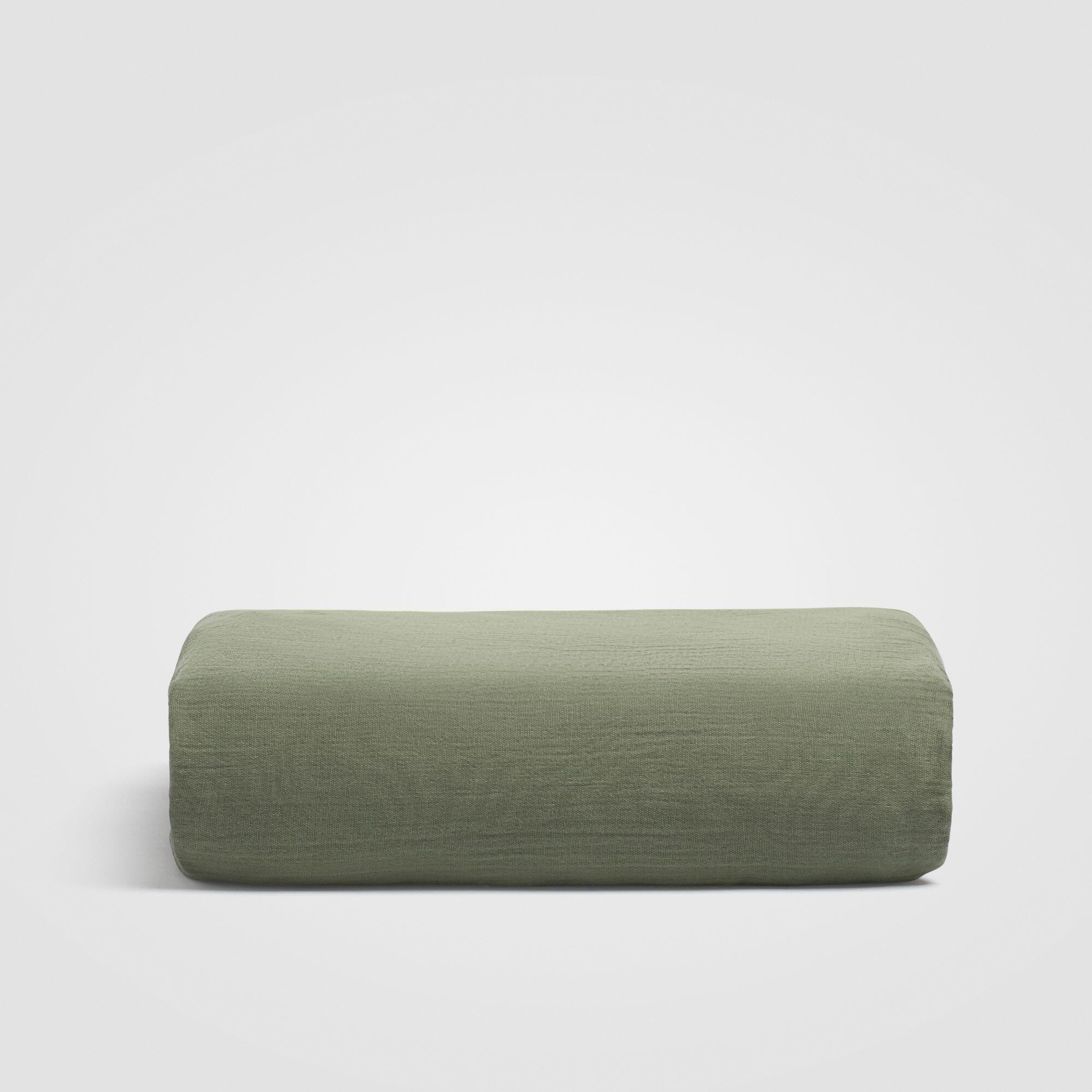 Crane Home Zen Harmony 1 Piece Queen Sheet, Green, rollover