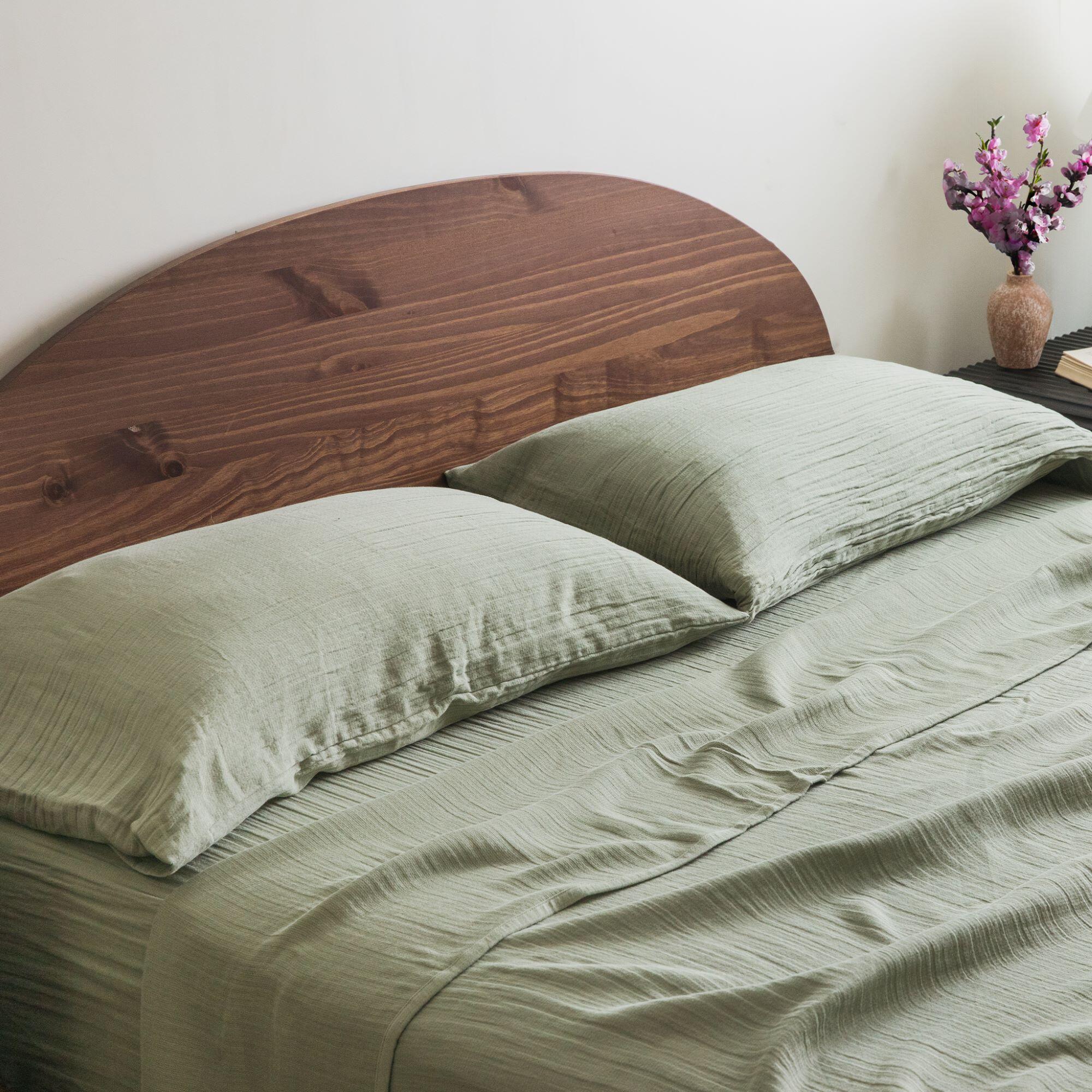 Crane Home Zen 2 Piece King Sheet Set, Green, large
