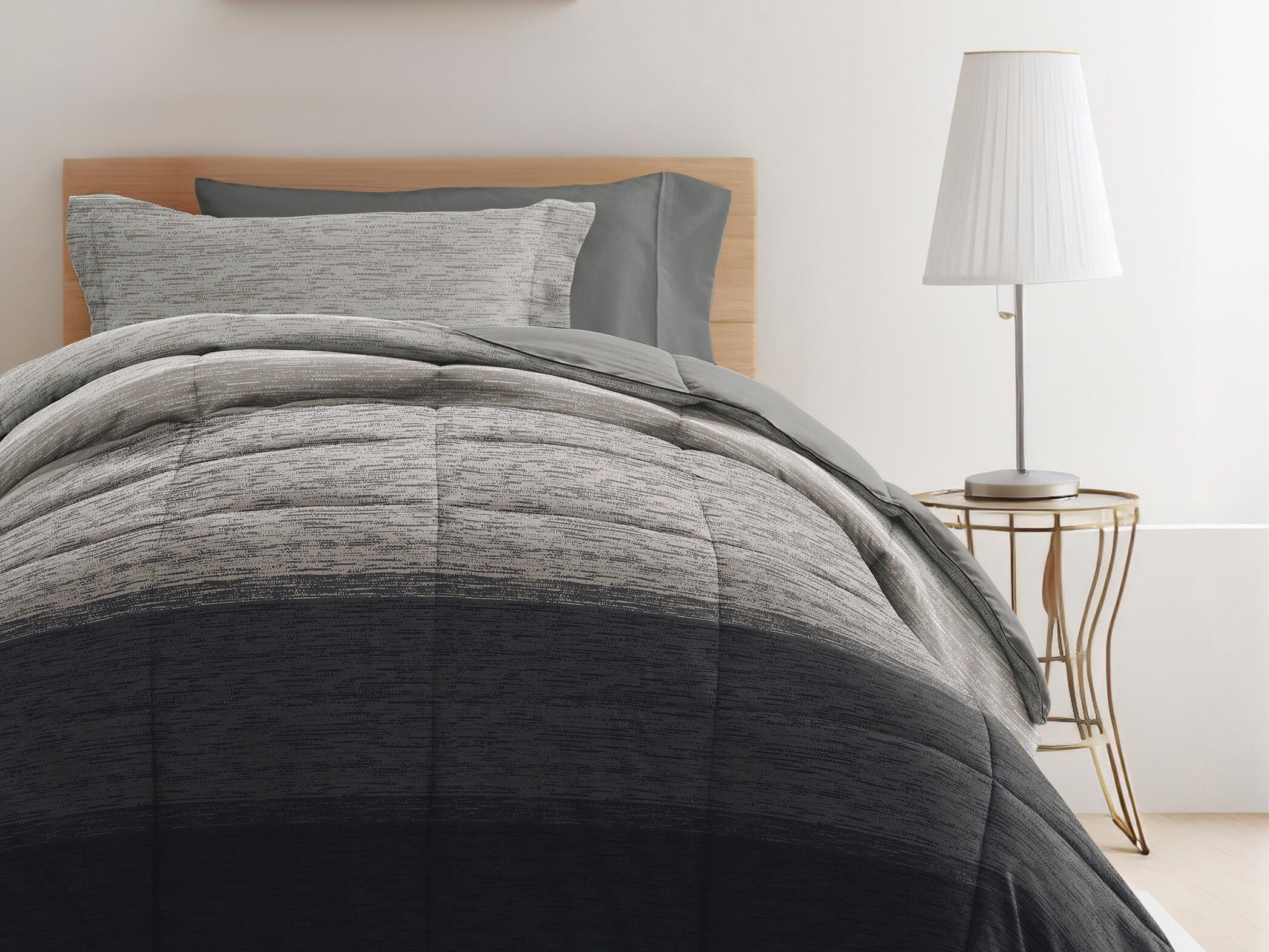 iEnjoy Home Distressed 8 Piece Twin XL Comforter Set, , large