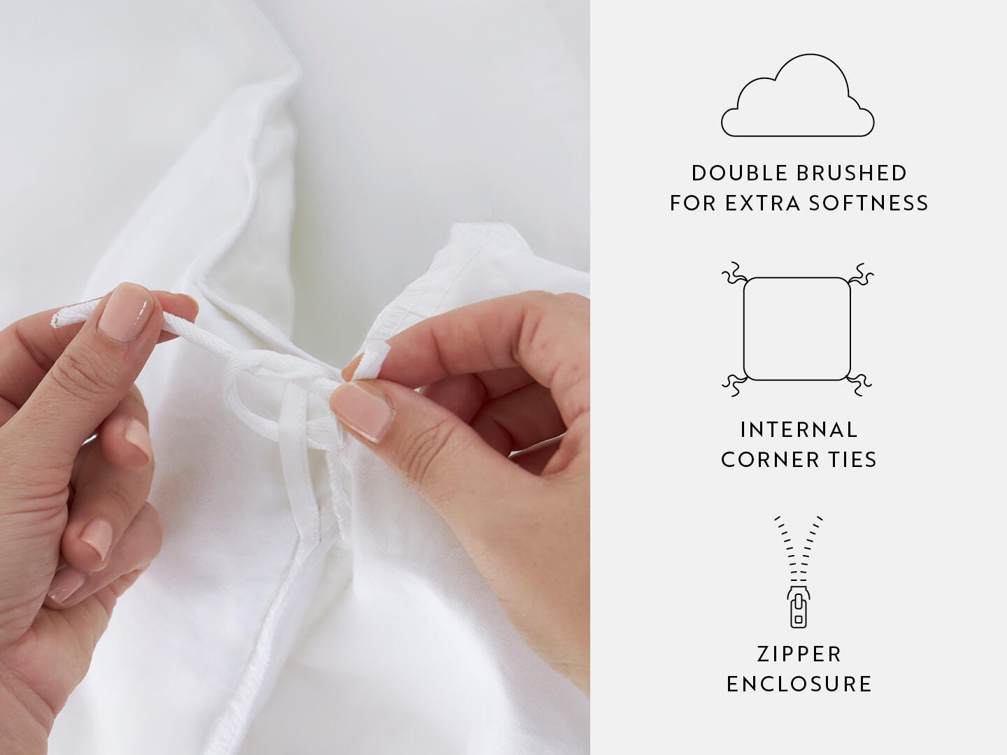 iEnjoy Home Delicate 3 Piece King/California King Duvet Set, Ivory, large