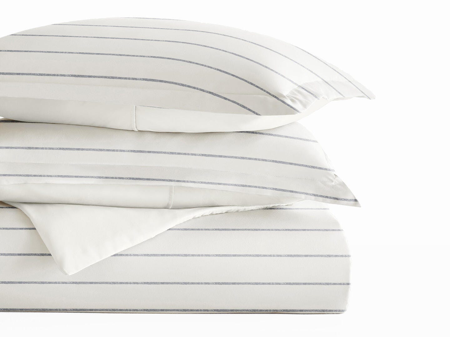 iEnjoy Home Harbor 2 Piece Twin/Twin XL Duvet Set, Ivory, large