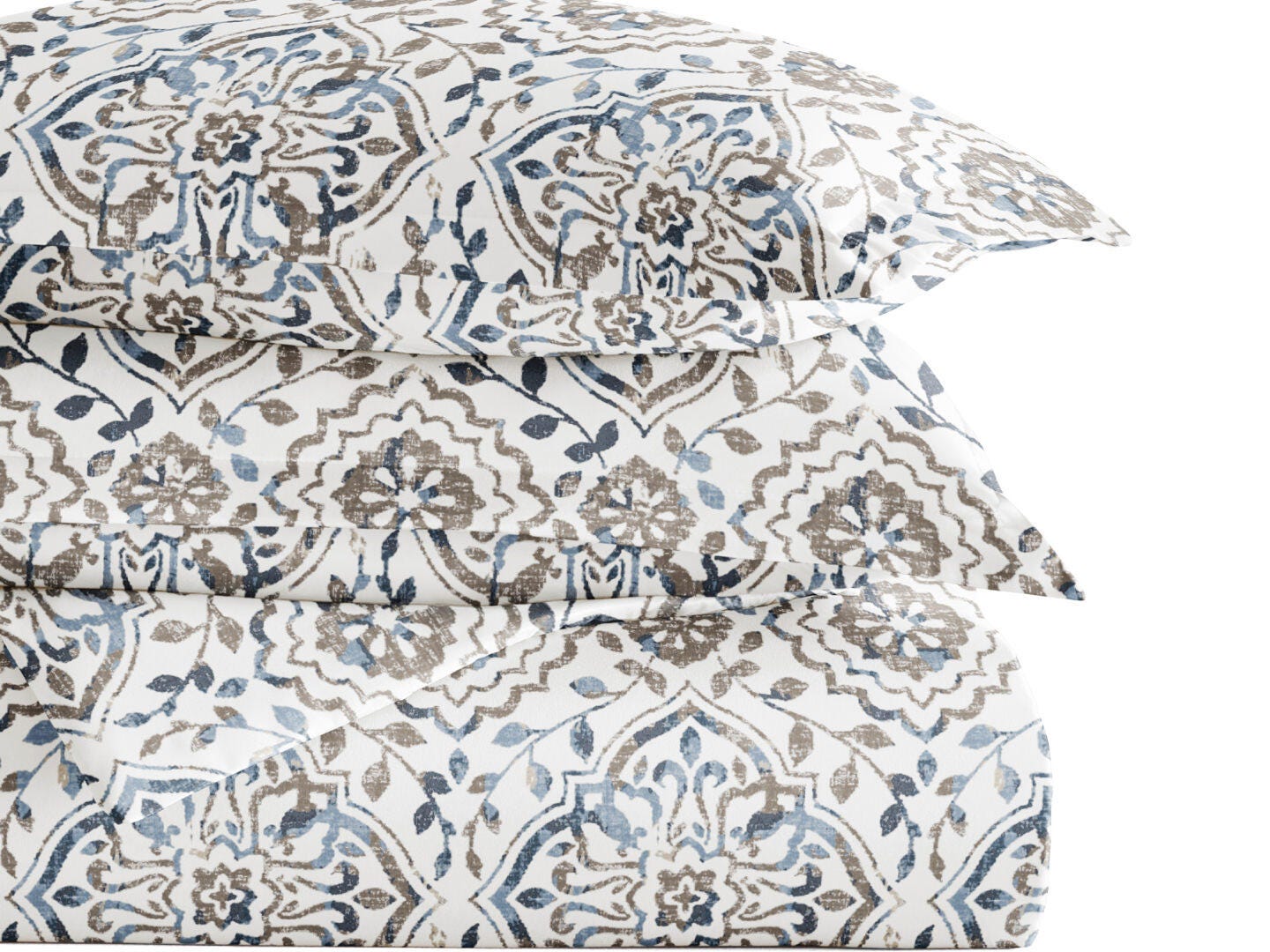 iEnjoy Home Oasis 2 Piece Twin/Twin XL Duvet Set, Taupe, large