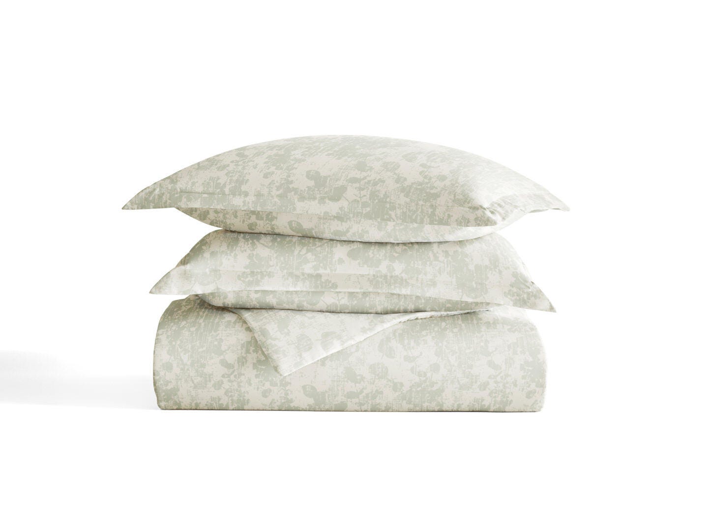 iEnjoy Home Mist 3 Piece King/California King Duvet Set, Green Mist, rollover