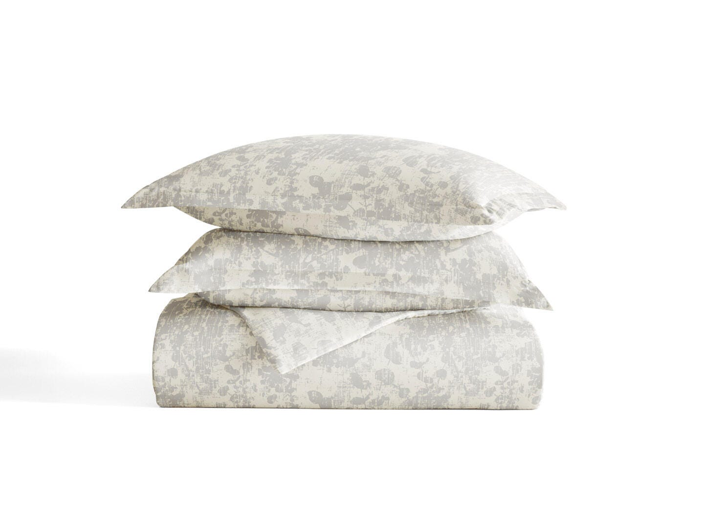 iEnjoy Home 2 Piece Twin/Twin XL Duvet Set, Light Gray, rollover