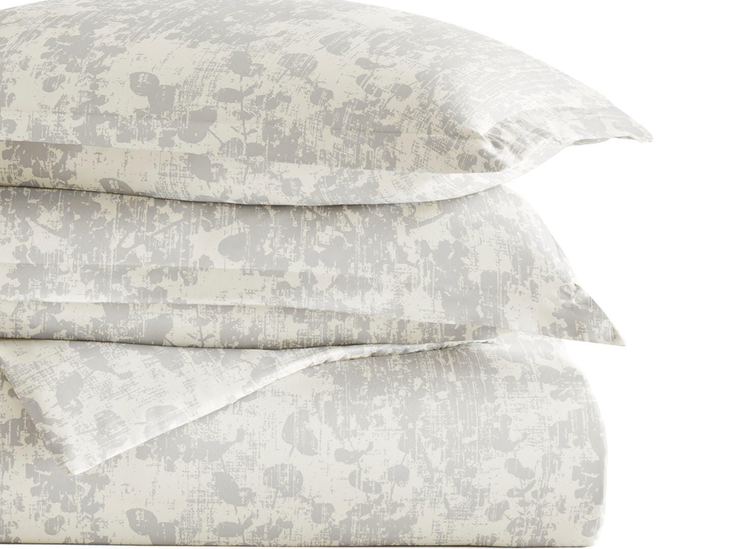iEnjoy Home 2 Piece Twin/Twin XL Duvet Set, Light Gray, large