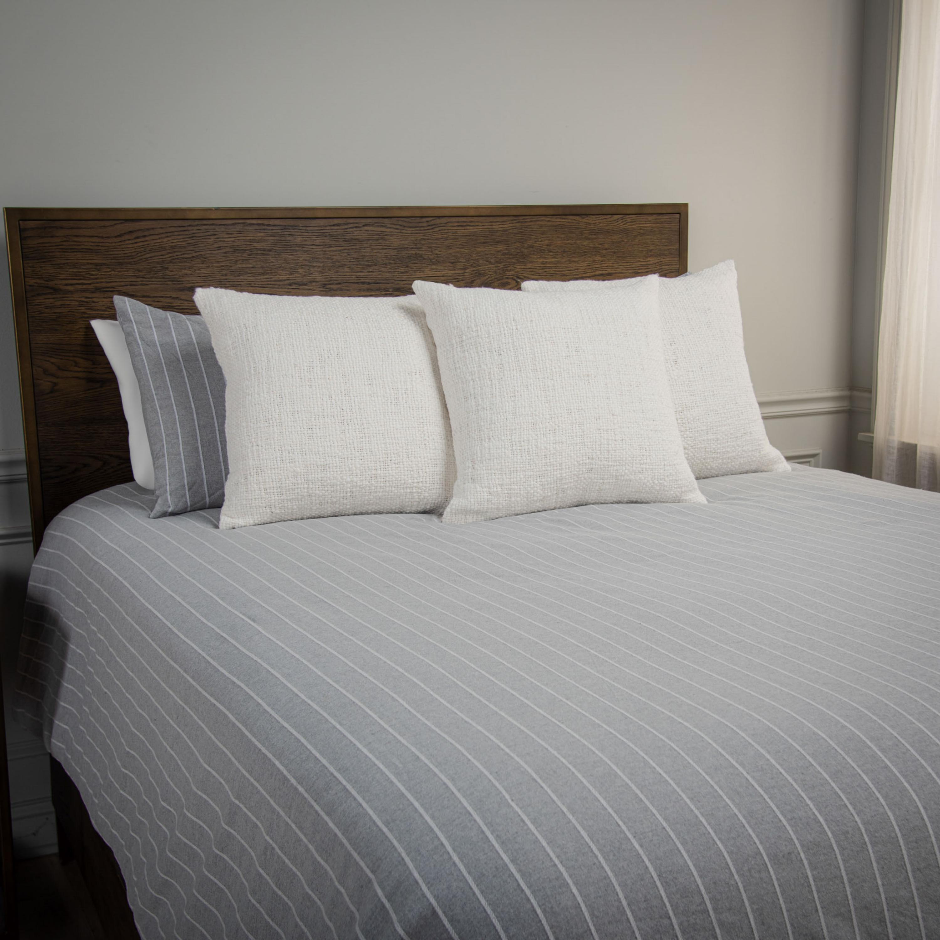 Rizzy Home Willow Lane 3 Piece King Comforter Set, Warm Gray, large