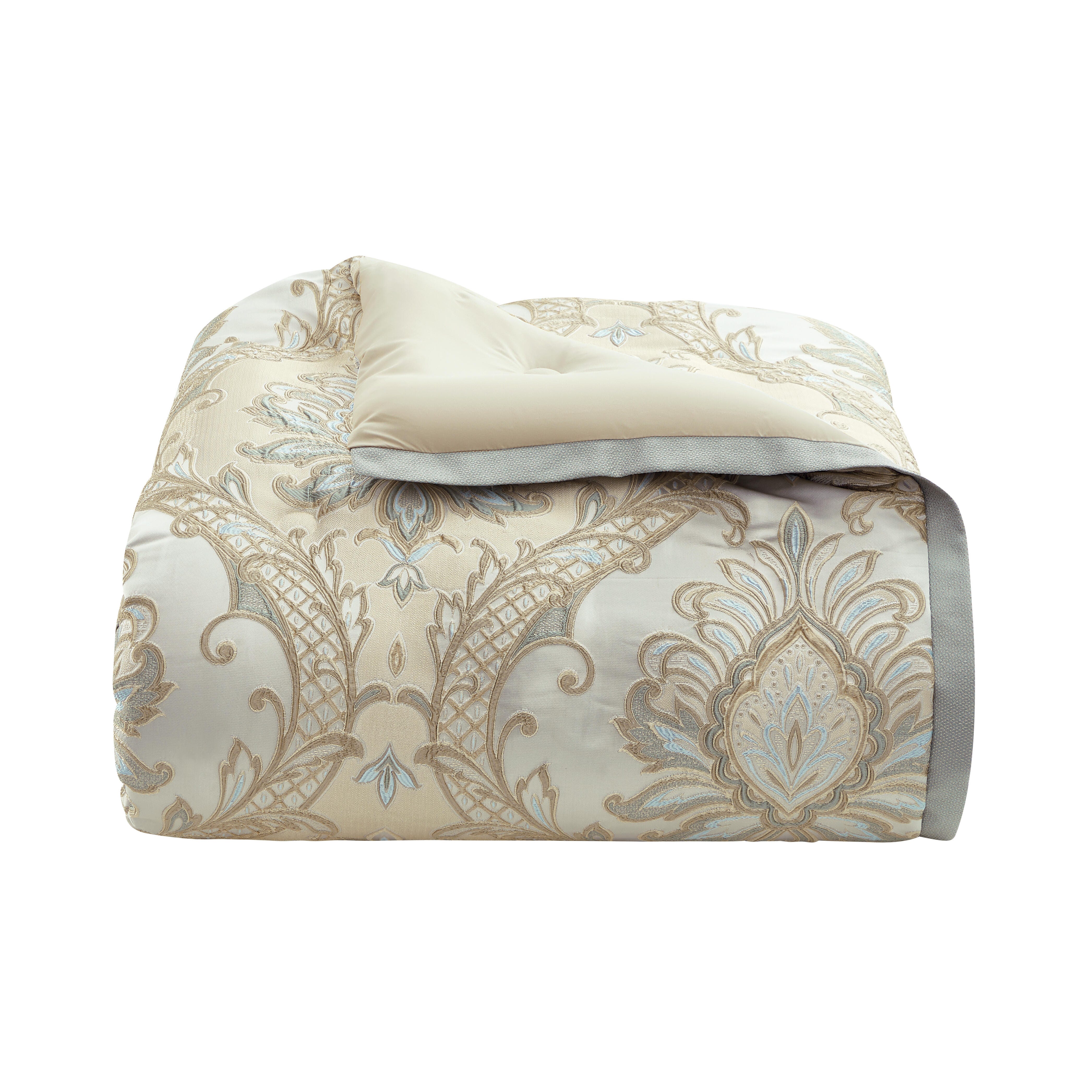 J. Queen New York Rita 4 Piece Queen Comforter Set, Sage, large