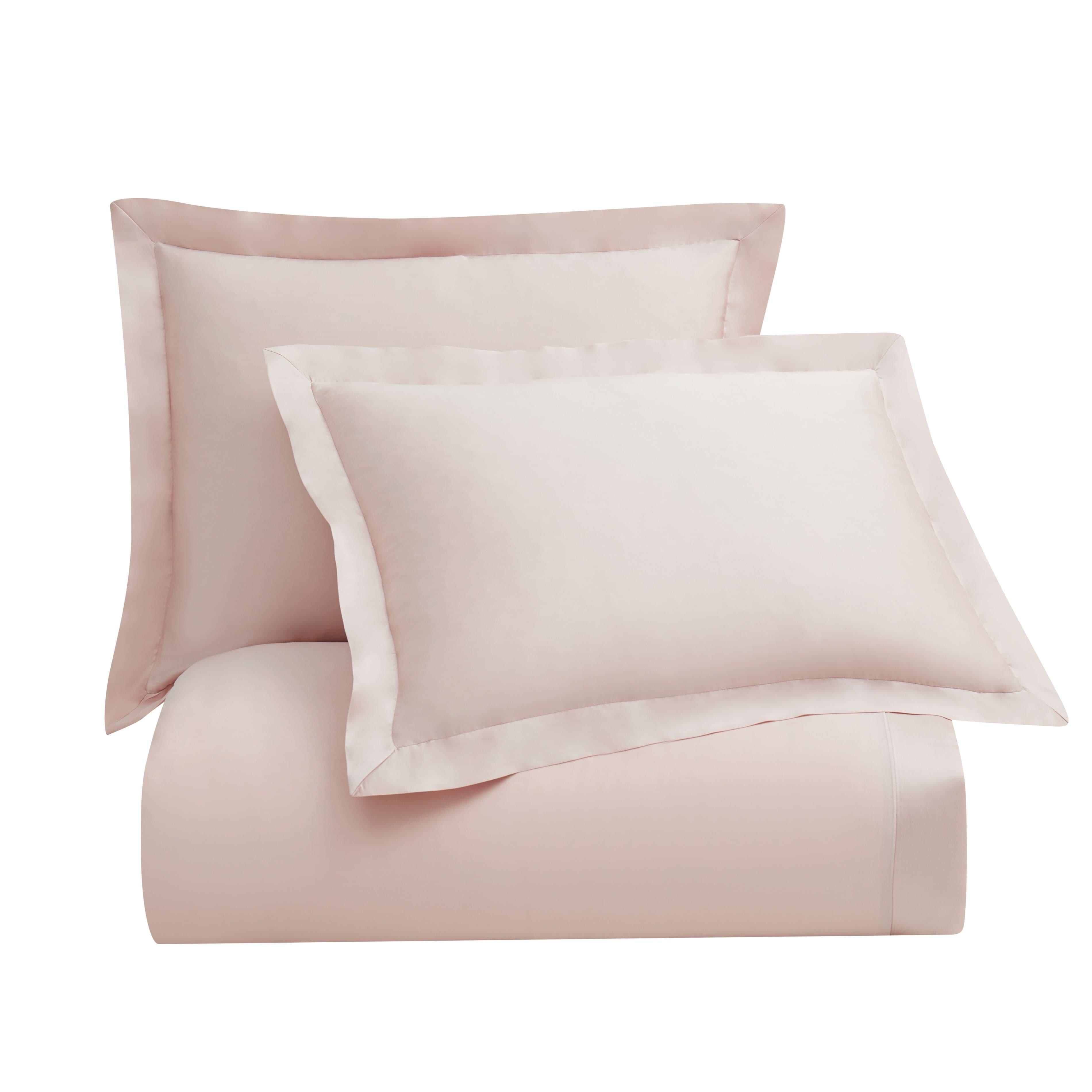 HiEnd Accents Lyocell 3 Piece Queen Duvet Cover Set, Blush, rollover